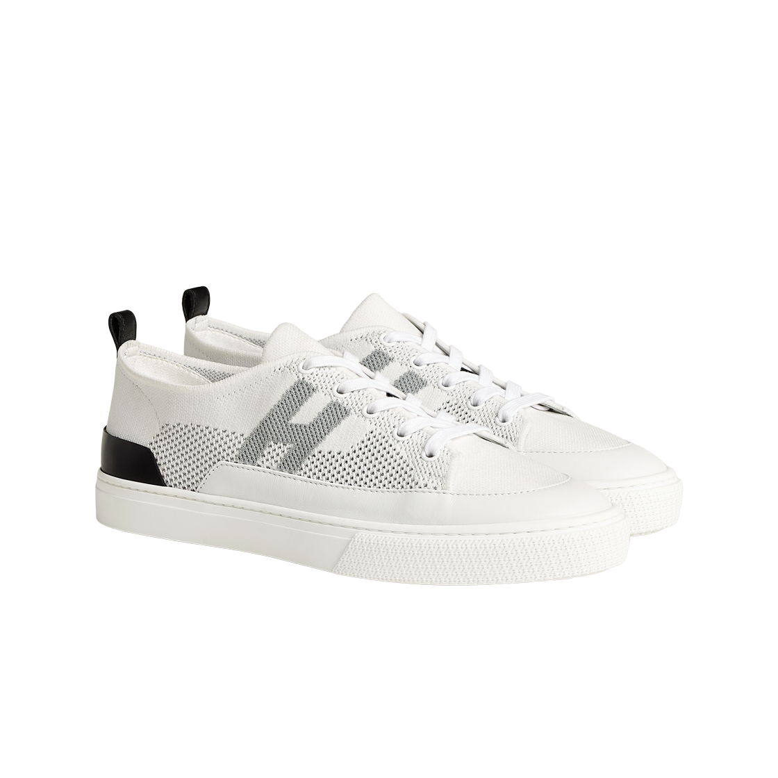 에르메스 딥 스니커즈 니트 카프스킨 & 블랑(Hermes Deep Sneakers Knit Calfskin & Blanc) - 2