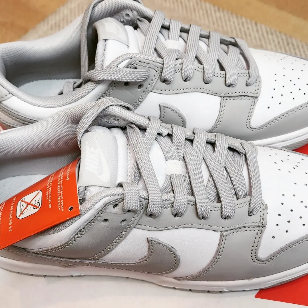 Nike Dunk Low Retro Grey Fog 착용 스타일 - 5