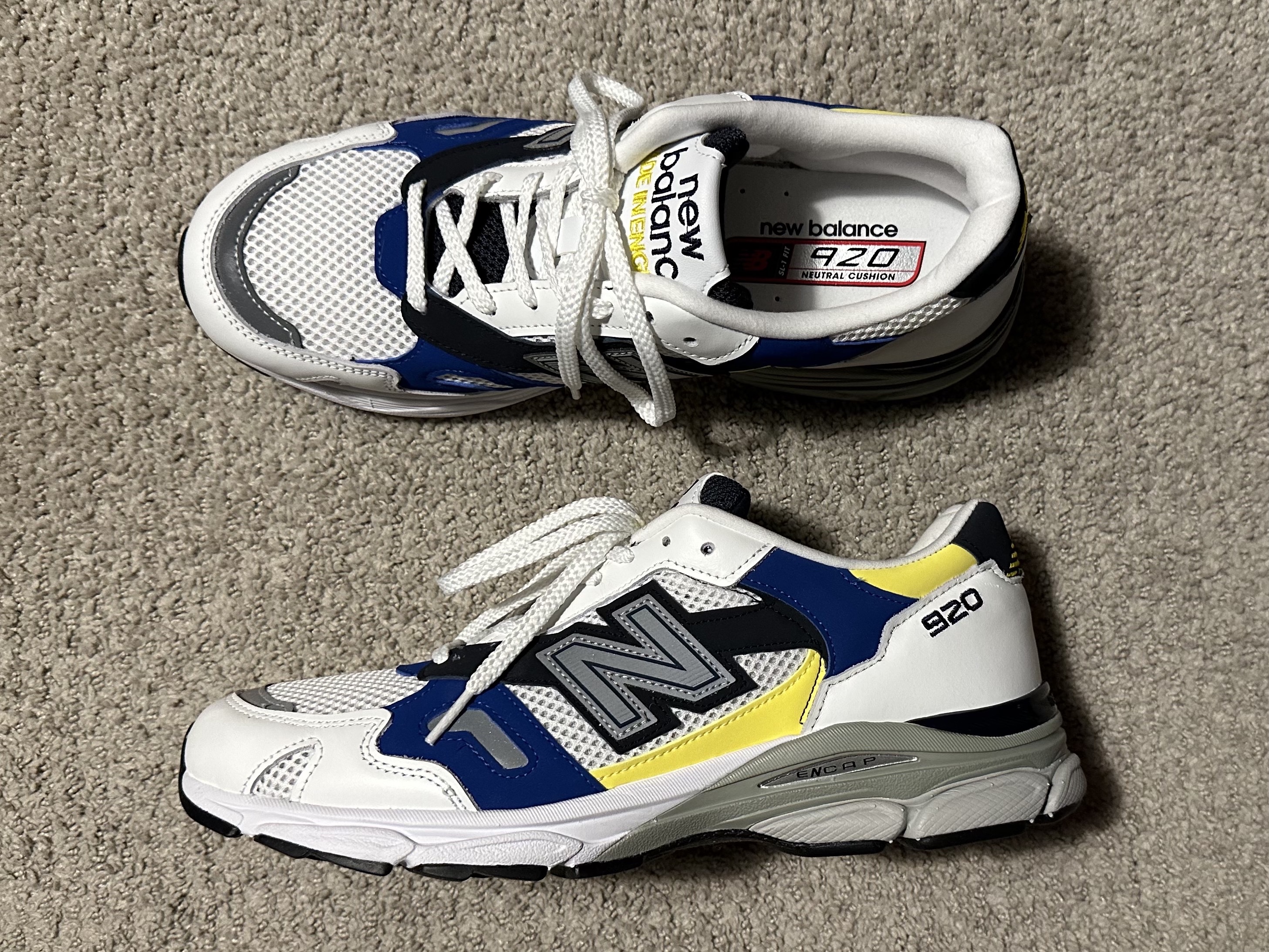 New Balance 920 Made in UK 40th Anniversary White 착용 스타일 - 2