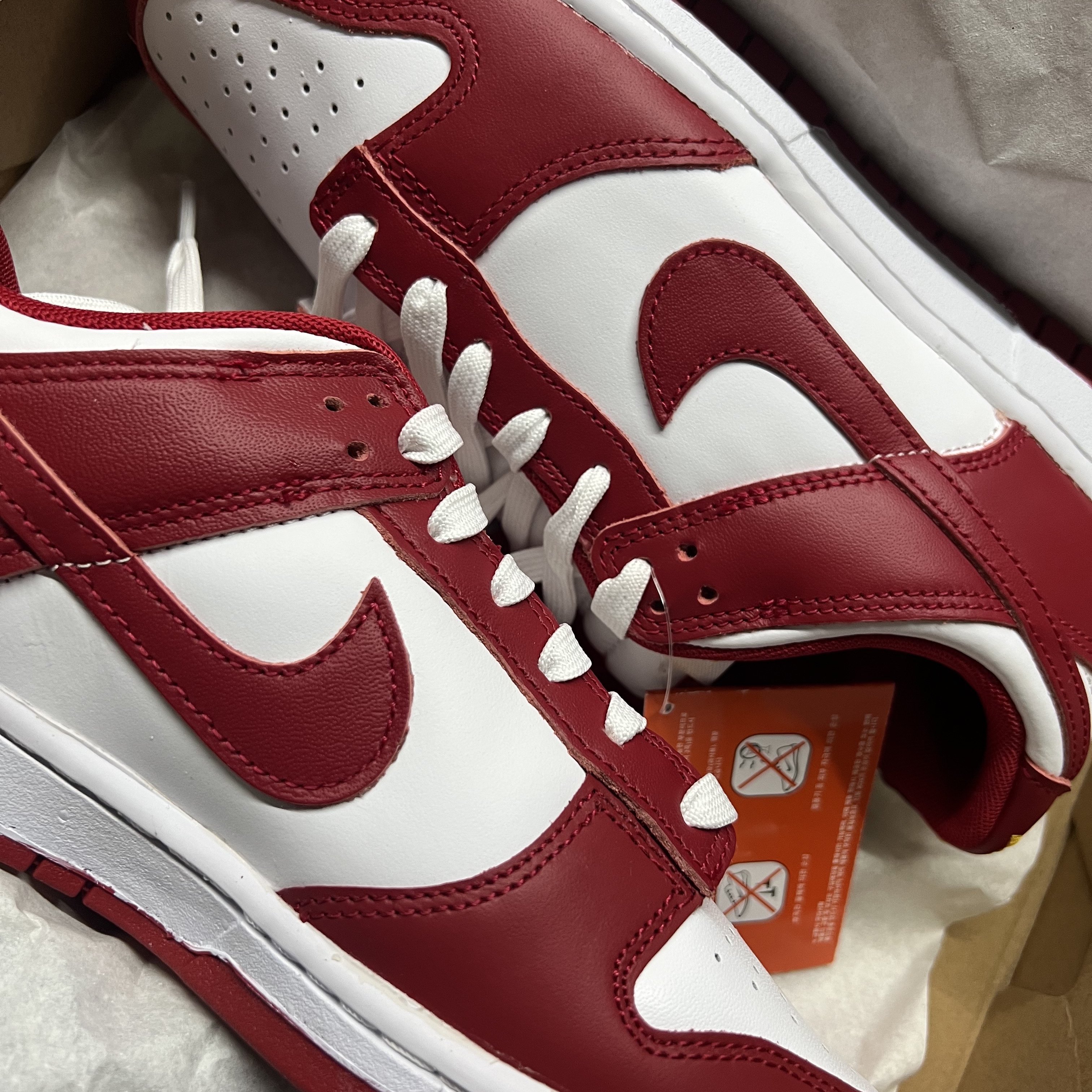 (W) Nike Dunk Low Rose Whisper, Nike Dunk Low Retro Grey Fog 착용 스타일 - 5