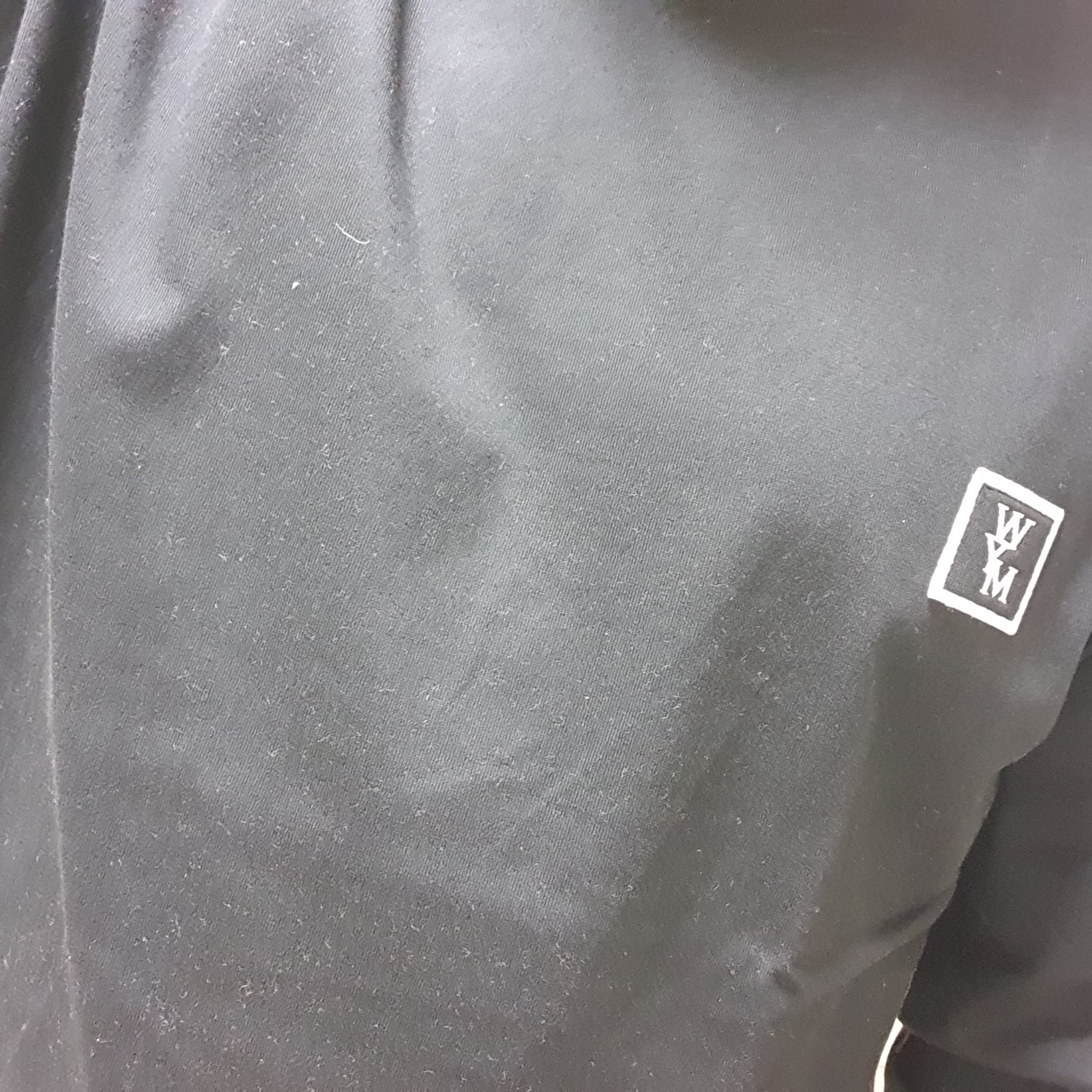 Wooyoungmi Cotton Long Sleeve Back Logo T-Shirt Black - 22FW 착용 스타일