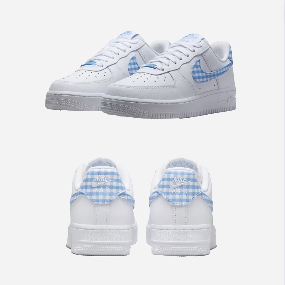 (W) Nike Air Force 1 Low '07 LX Chrome Luxe, Nike Air Force 1 '07 Low White 착용 스타일 - 4