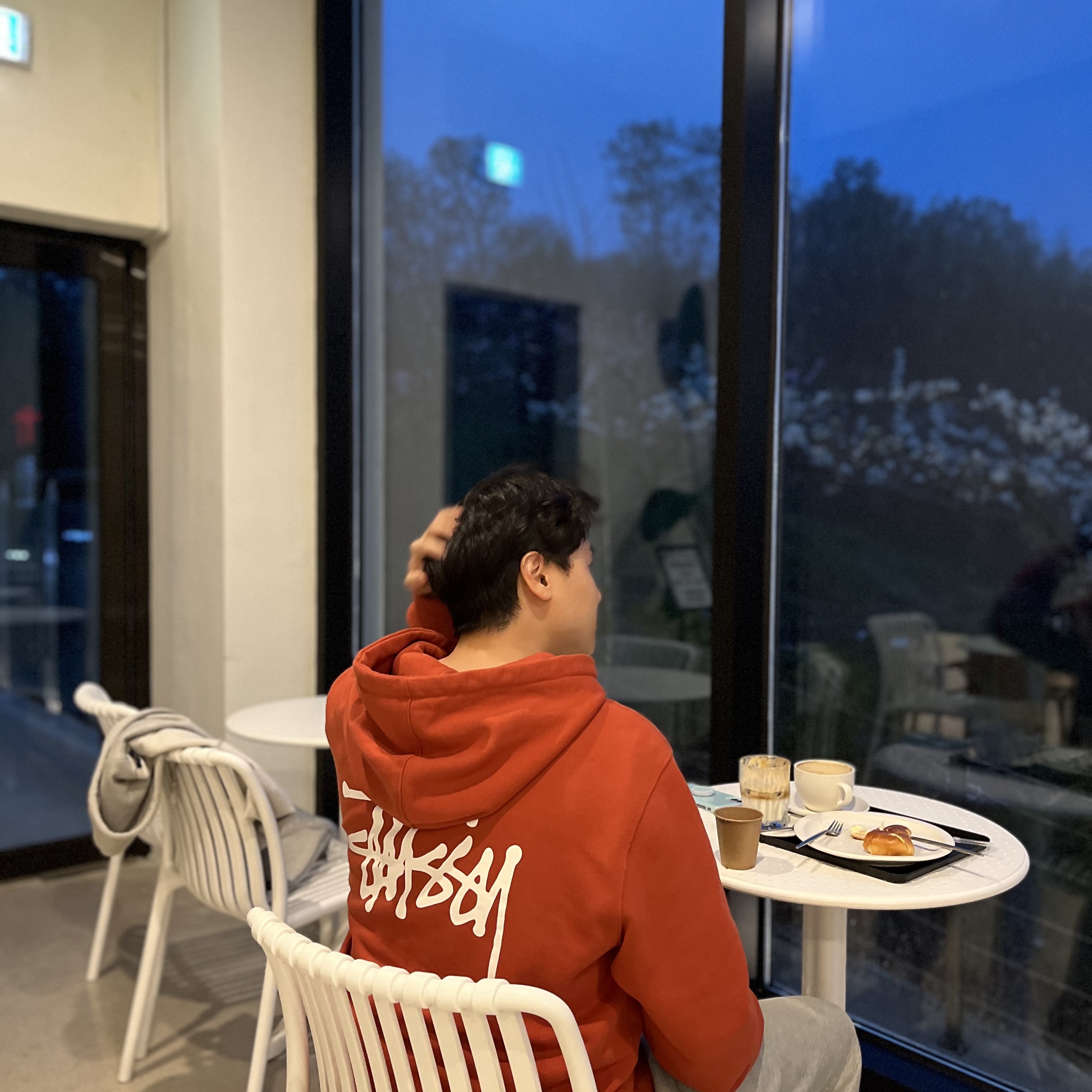 Stussy Basic Stussy Zip Hoodie Brick 2021 착용 스타일