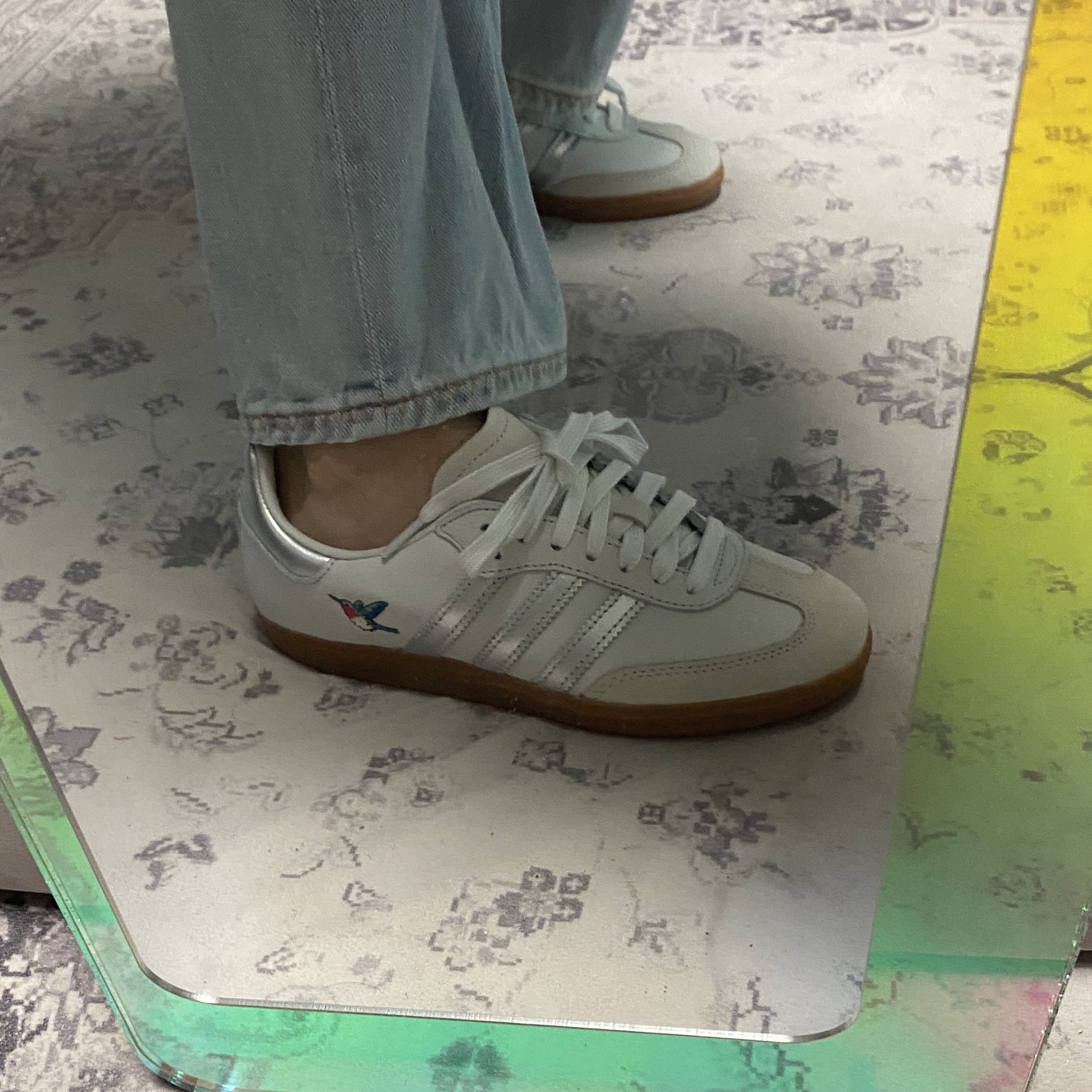 Adidas Samba OG Crystal White 착용 스타일 - 1