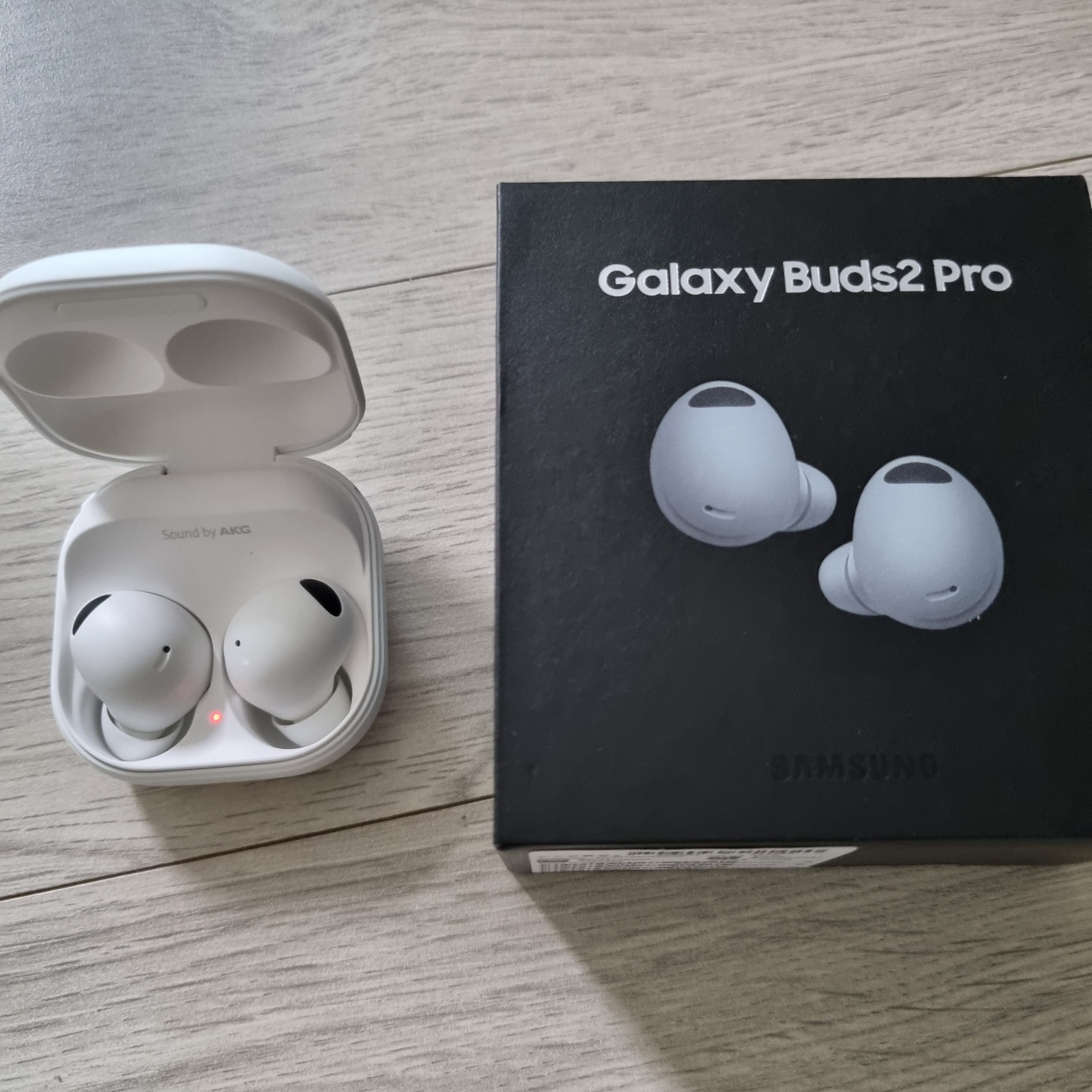 Samsung Galaxy Buds2 Pro White (Korean Ver.) 착용 스타일