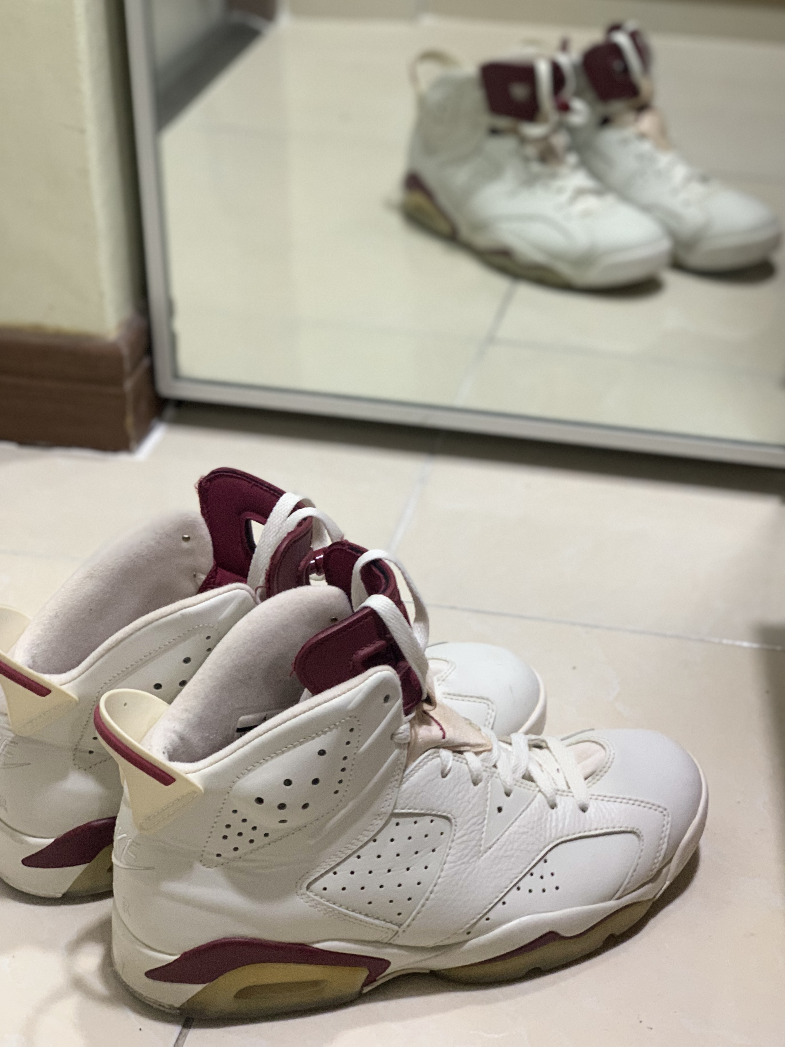 Jordan 6 Retro Maroon 2015 착용 스타일