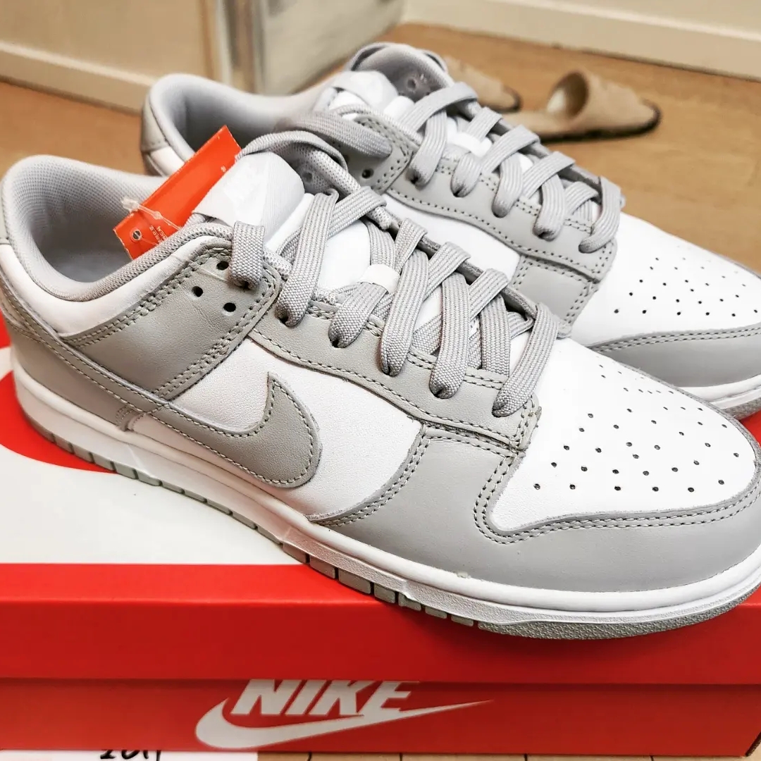 Nike Dunk Low Retro Grey Fog 착용 스타일 - 2