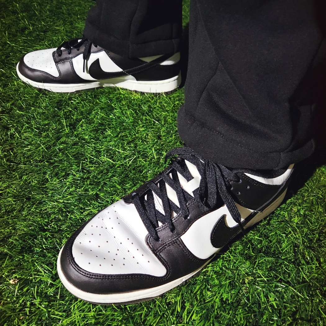Nike Dunk Low Retro Black 착용 스타일 - 5
