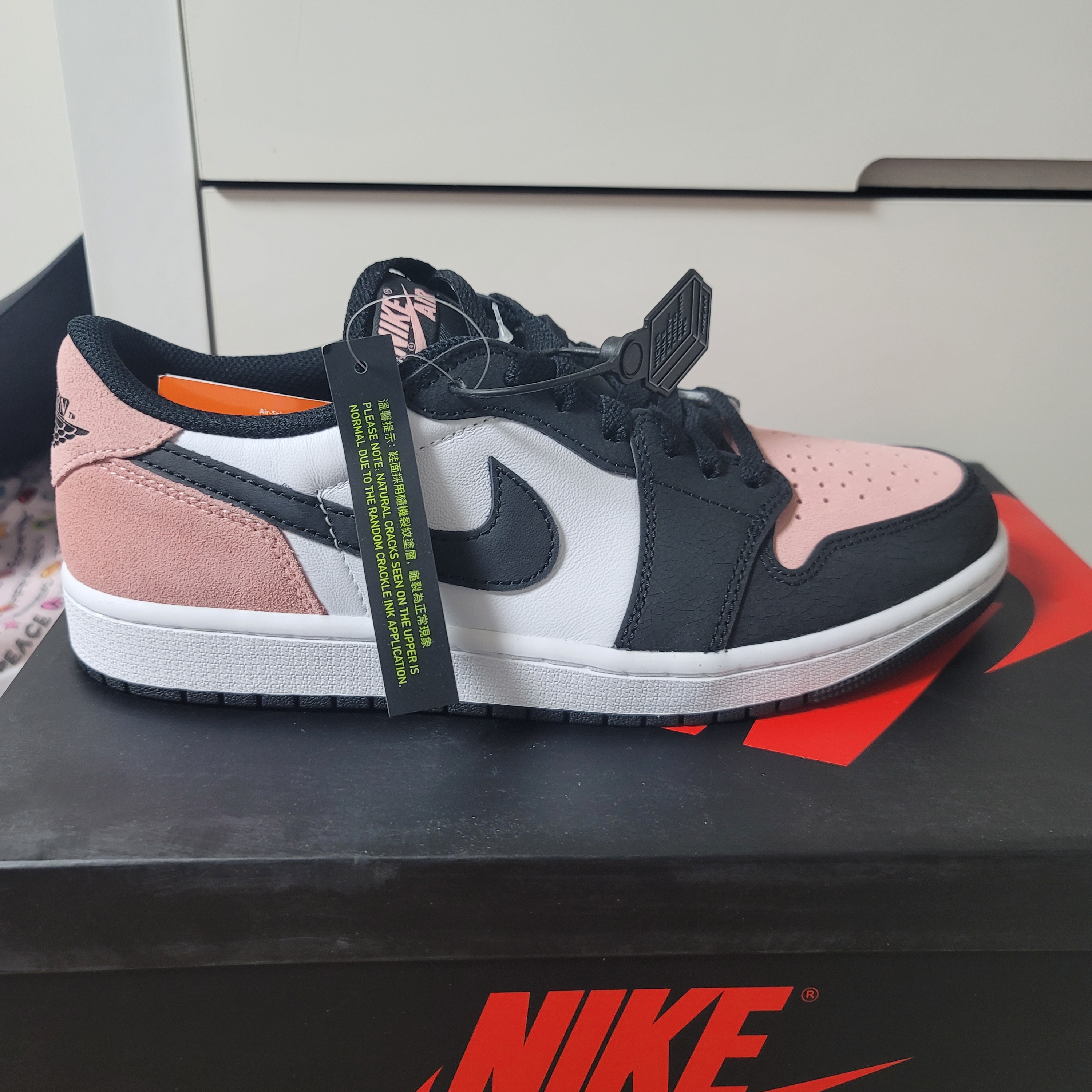 Jordan 1 Retro Low OG Bleached Coral 착용 스타일 - 2