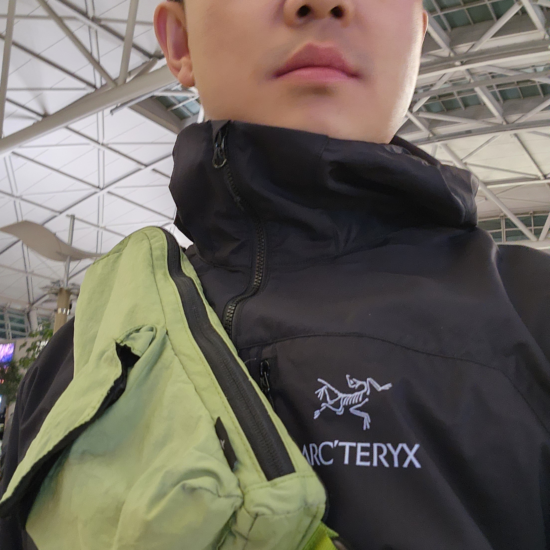 Arc'teryx Squamish Hoody Black 착용 스타일