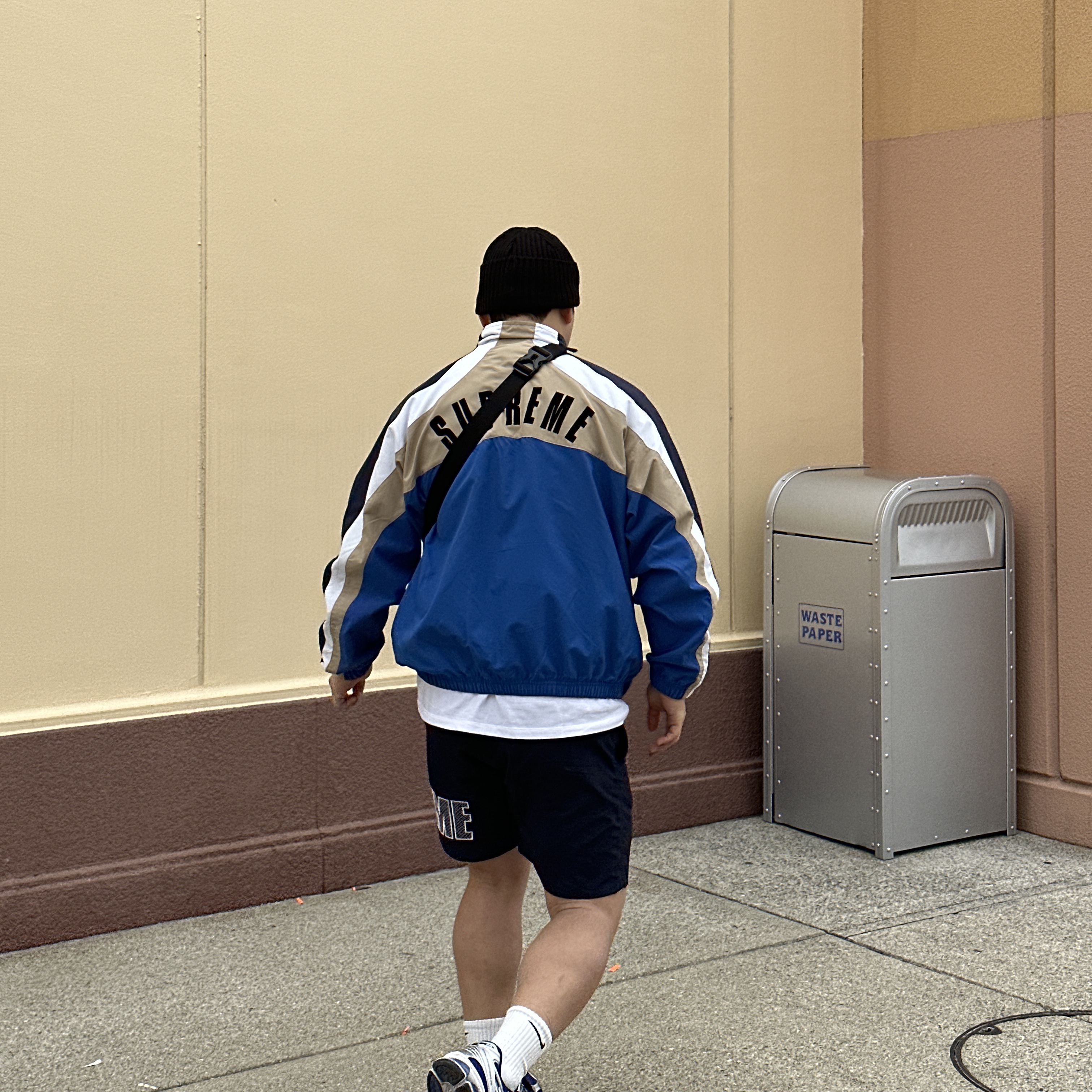 Supreme x Umbro Track Jacket Blue - 23SS 착용 스타일