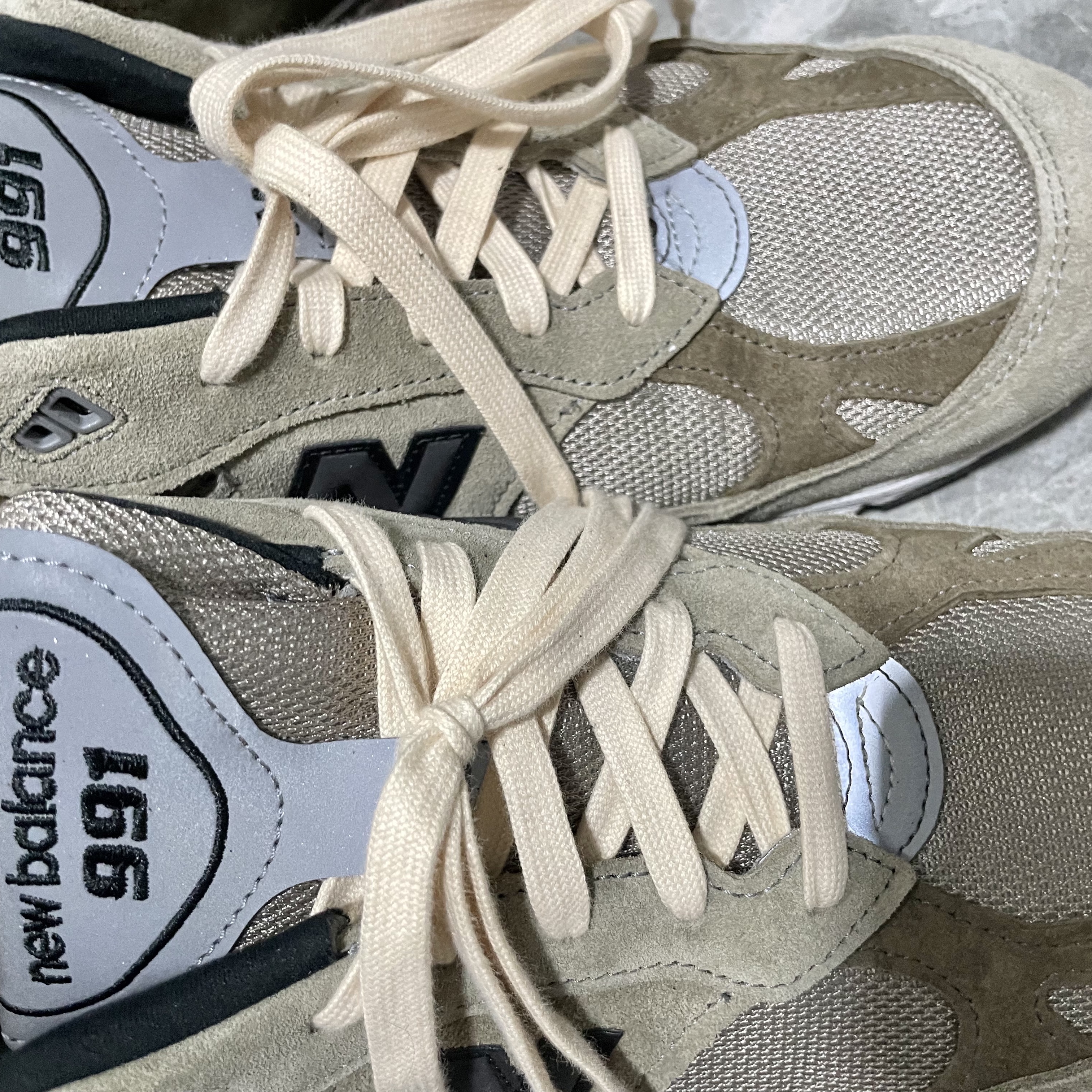 New Balance x JJJJound 991 Made in UK Grey 착용 스타일