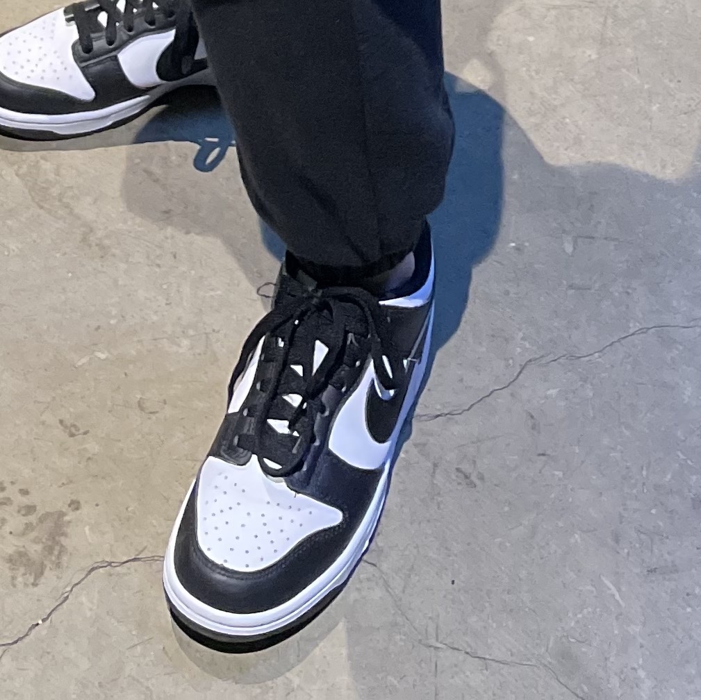 (GS) Nike Dunk Low Black 착용 스타일