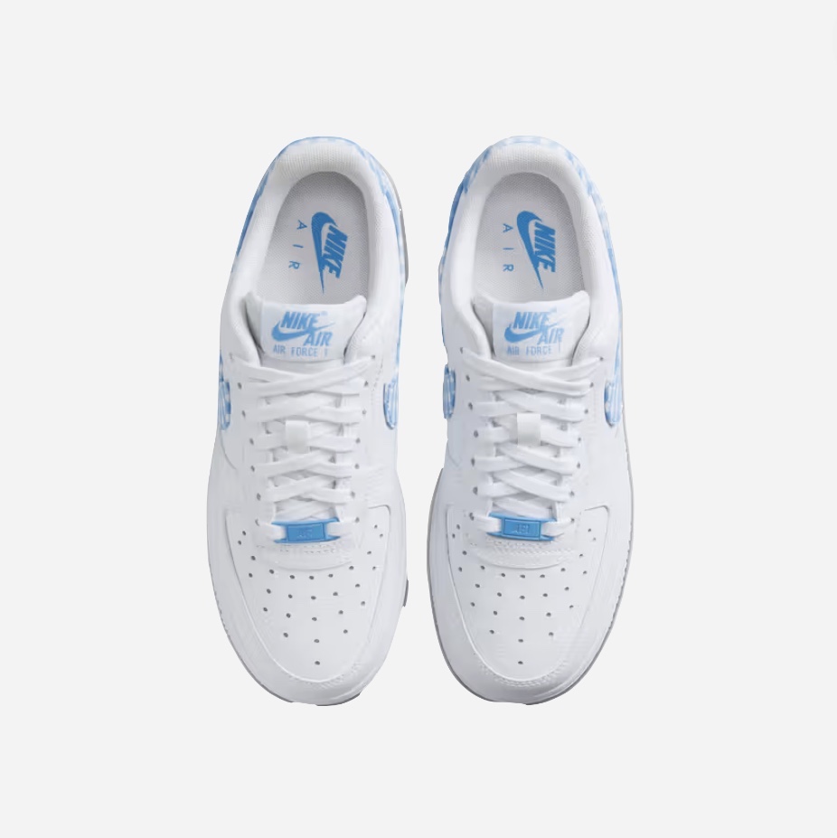 (W) Nike Air Force 1 Low '07 LX Chrome Luxe, Nike Air Force 1 '07 Low White 착용 스타일 - 5
