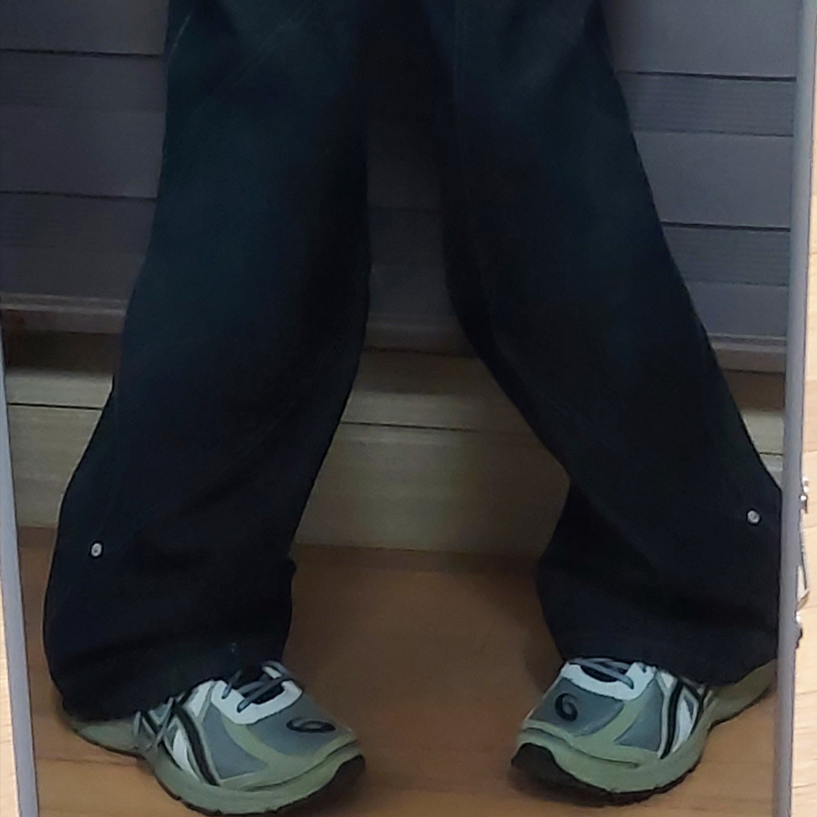 Asics Jog 100 S Sheet Rock - 2E Wide 착용 스타일
