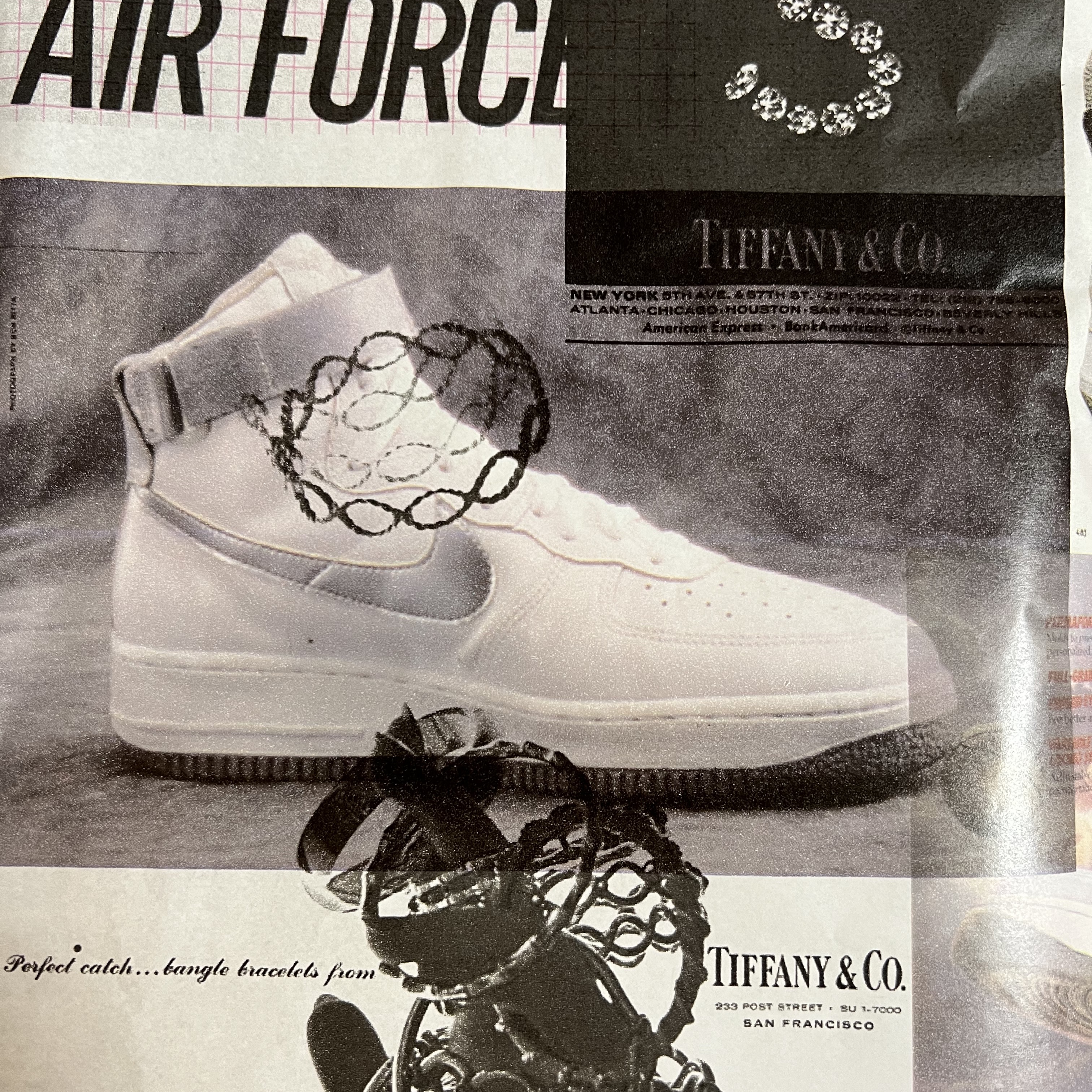 Nike x Tiffany & Co. Air Force 1 Low SP 1837 착용 스타일 - 4