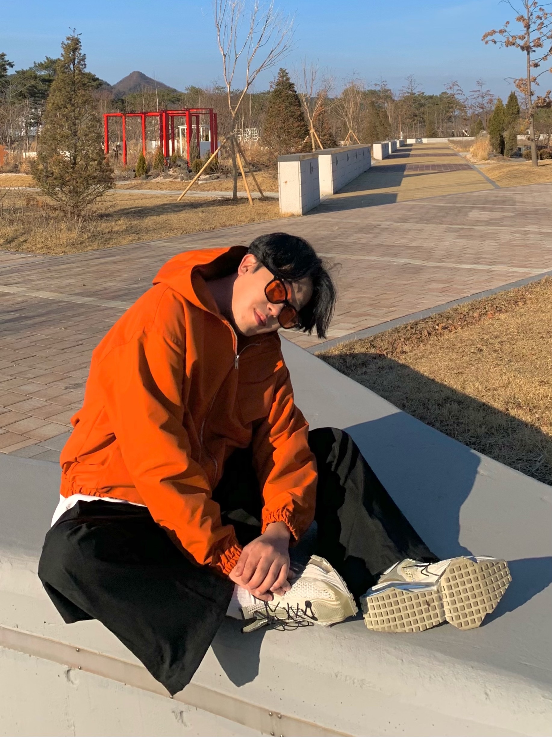 Nike x Matthew M Williams Zoom 004 Stone 착용 스타일 - 1