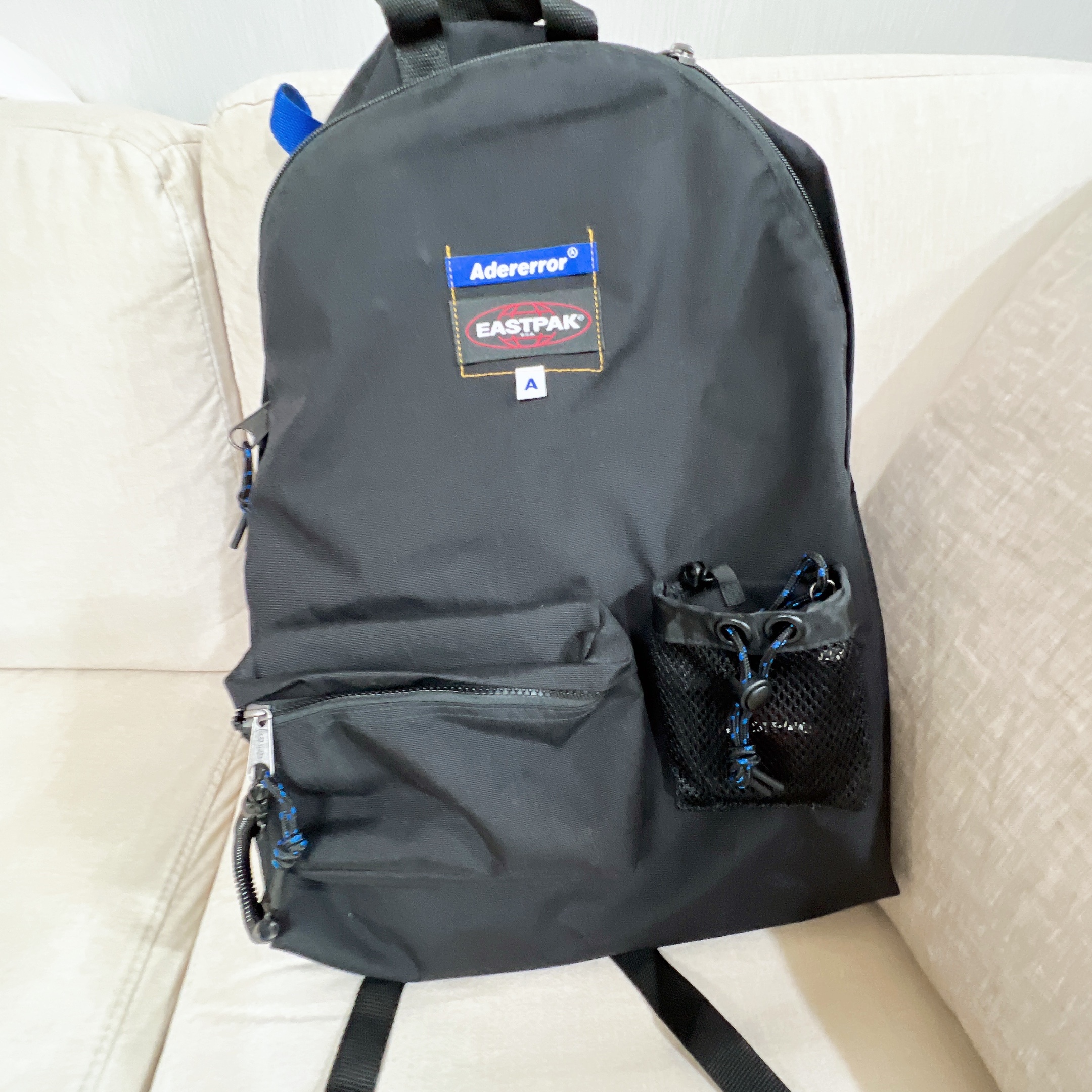 Ader Error x Eastpak Padded Backpack Black 착용 스타일
