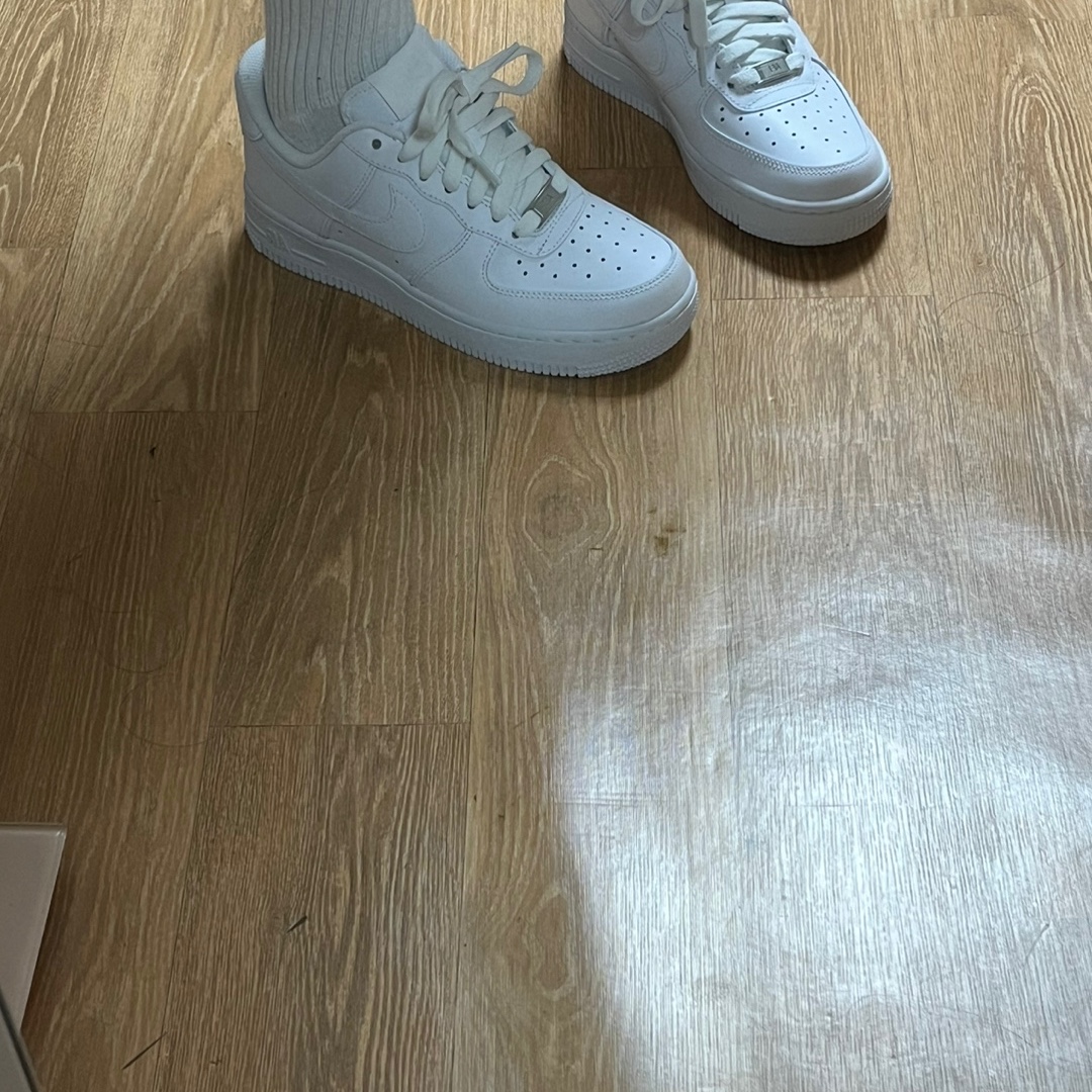 (W) Nike Air Force 1 '07 Low White 착용 스타일