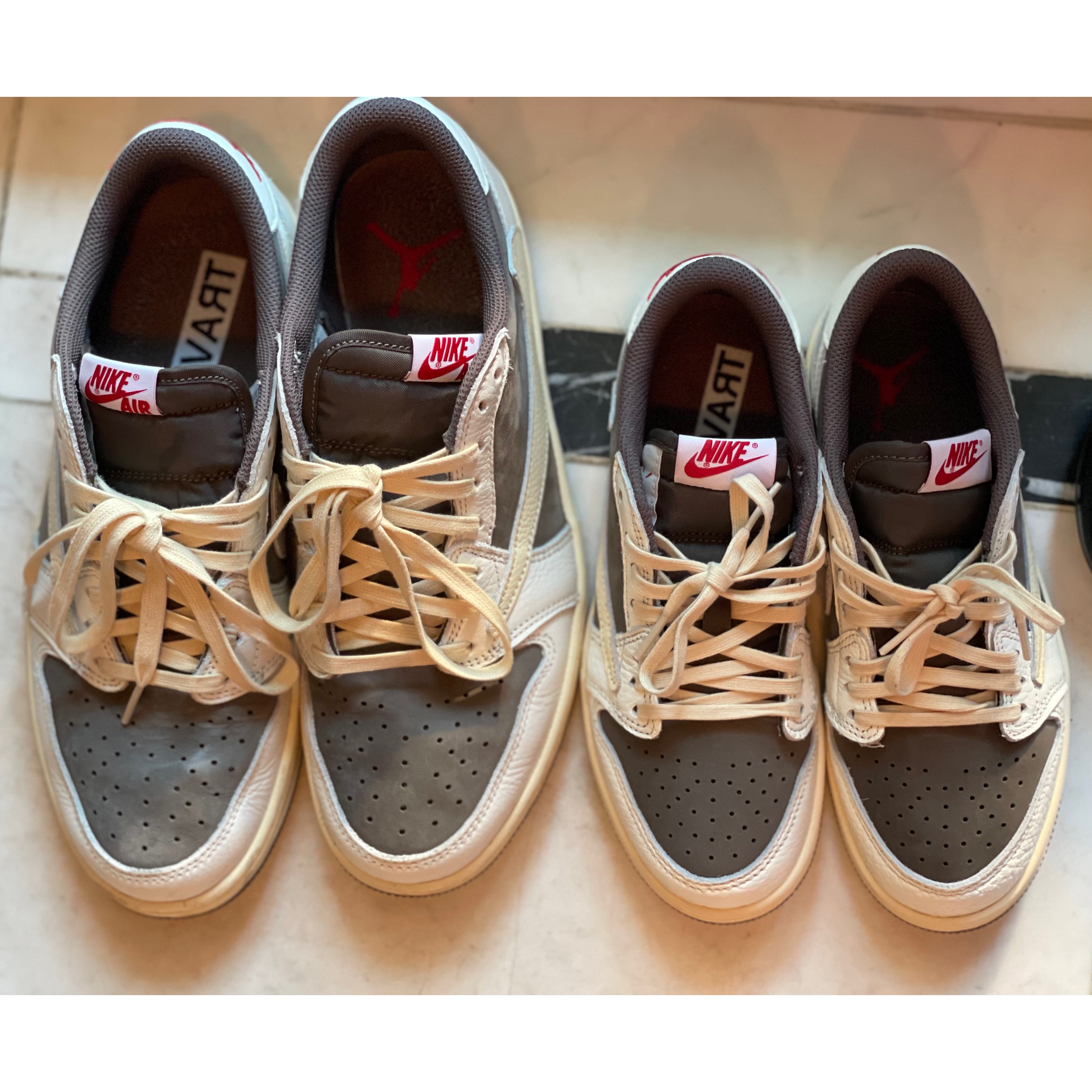 (PS) Jordan 1 x Travis Scott Retro Low OG SP Sail and Ridgerock 착용 스타일