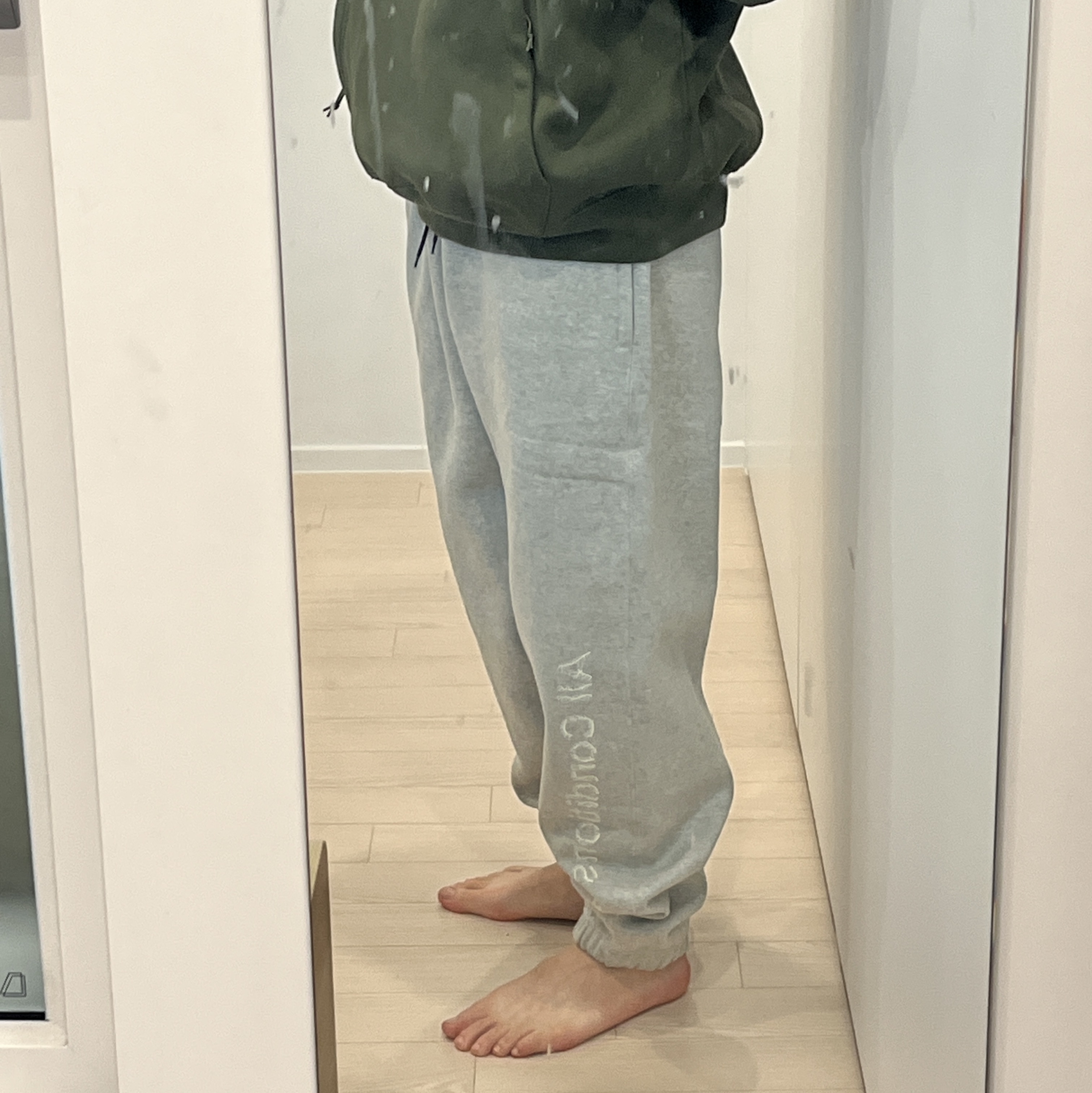 Nike ACG Therma-Fit Fleece Pants Airora Grey Heather - Asia 착용 스타일 - 2