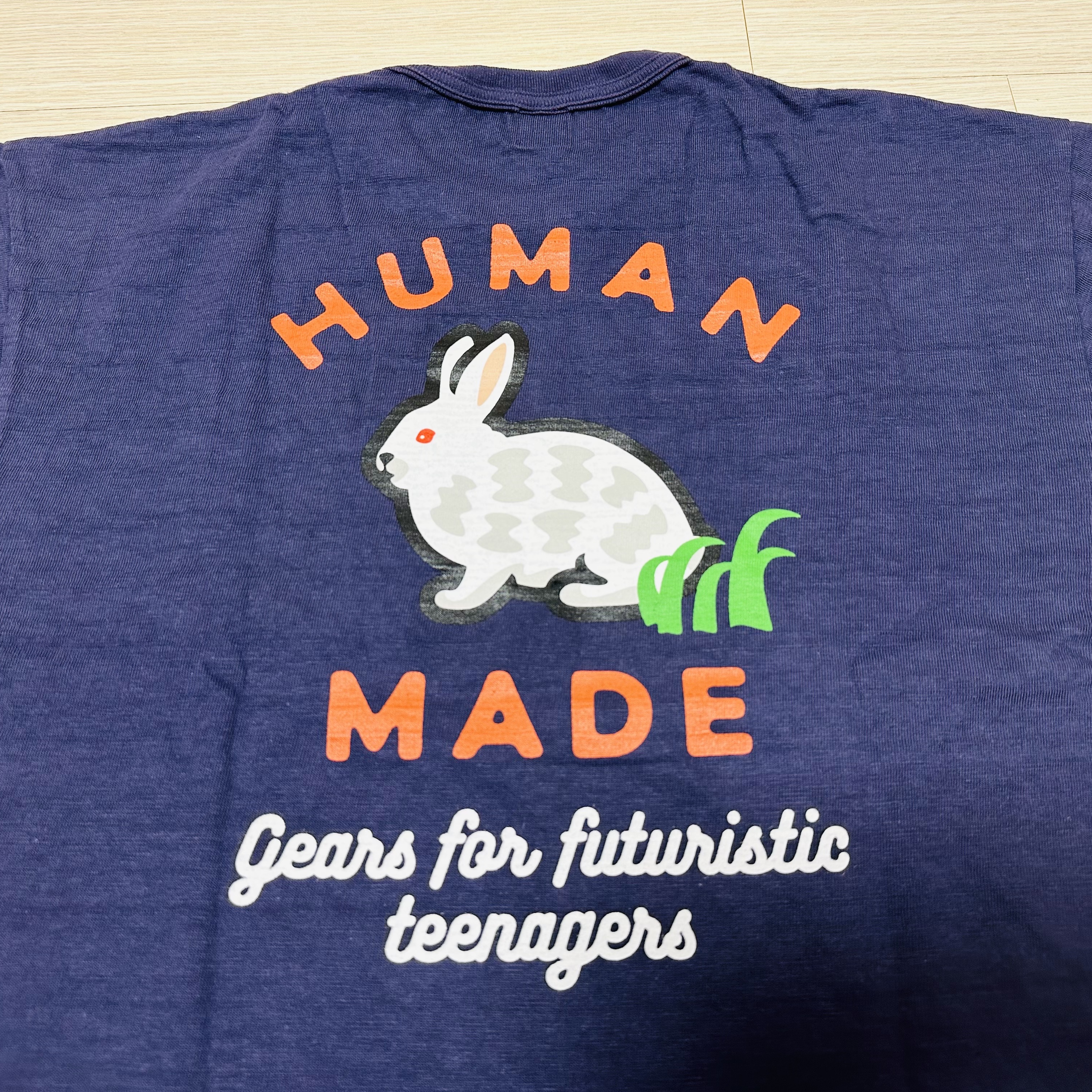 Human Made Pocket T-Shirt #2 Navy 착용 스타일 - 2
