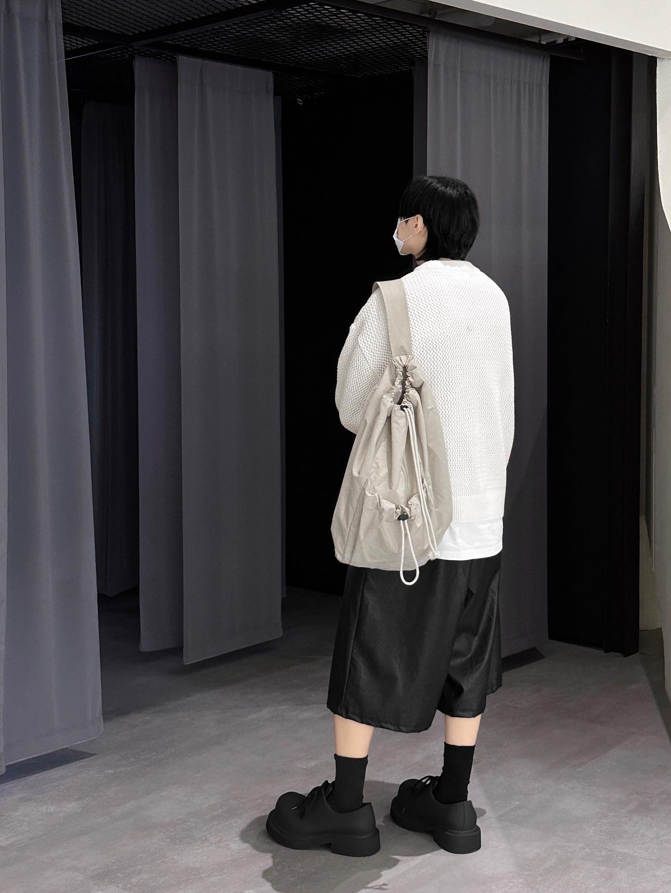 Balenciaga Steroid Derby Black 착용 스타일 - 4