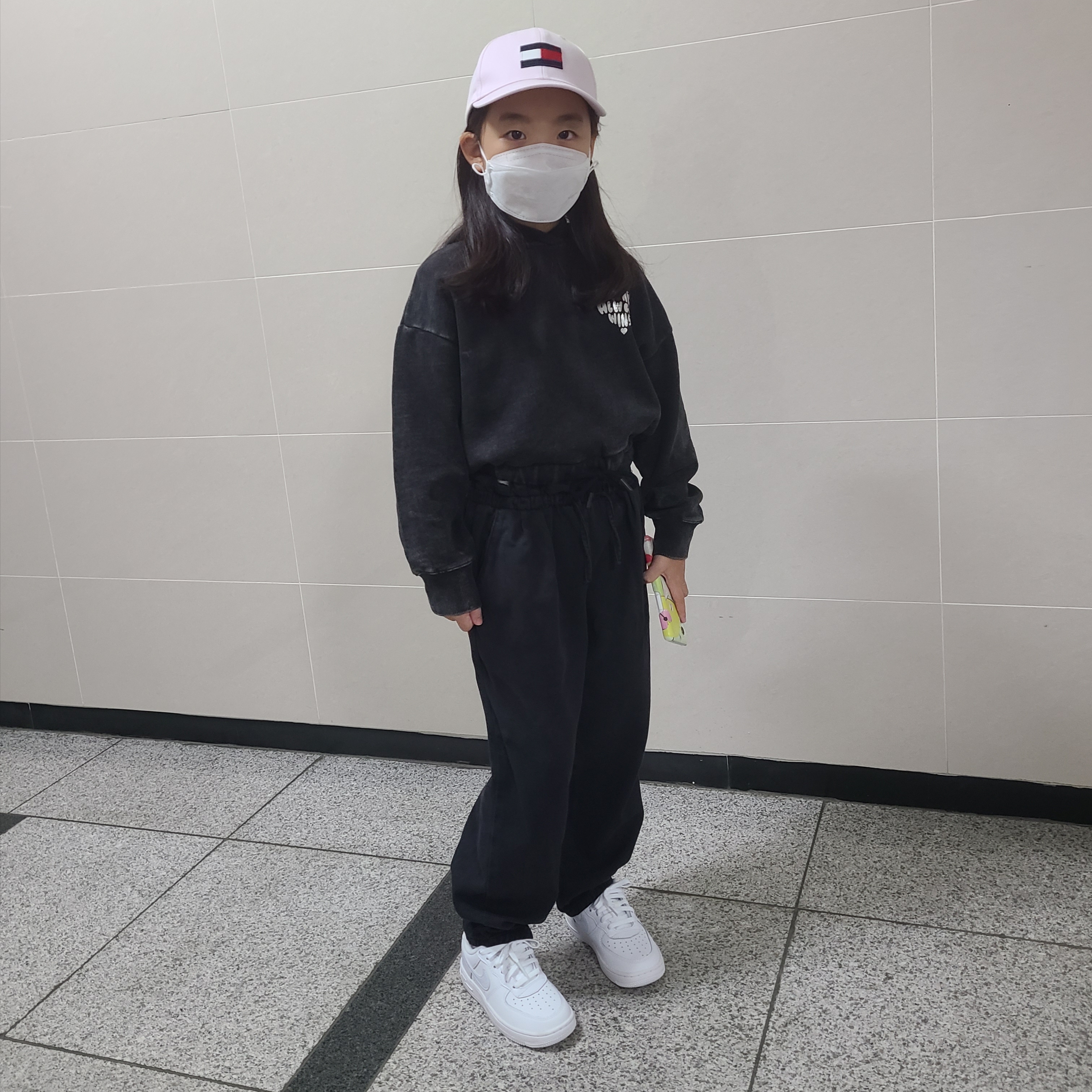 (PS) Nike Air Force 1 White Aura 착용 스타일