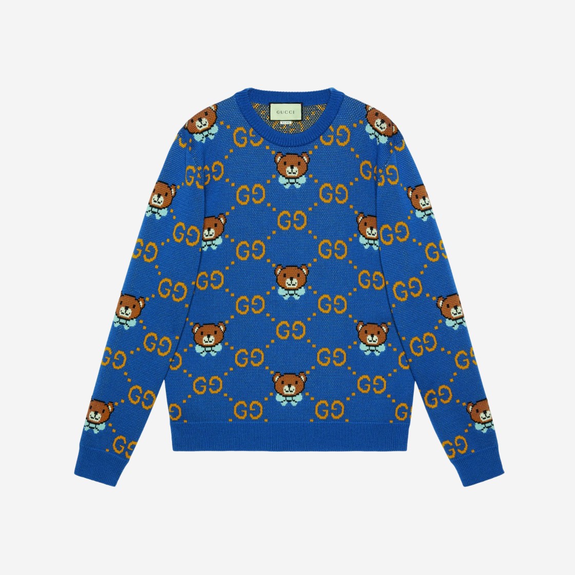 Gucci x Kai GG Jacquard Sweater Blue 상세 이미지 1