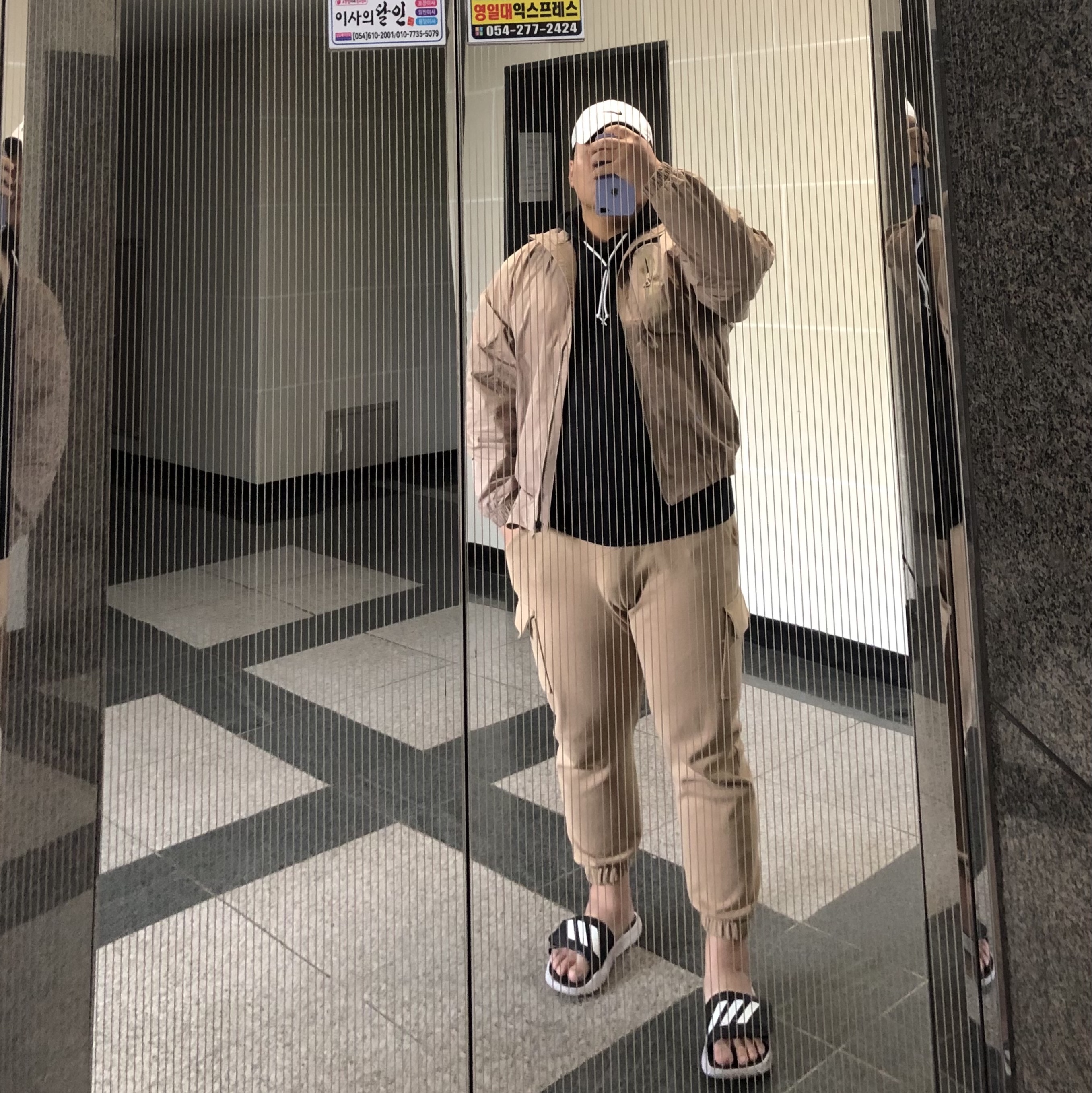 Nike x Off-White NRG Track Suit Khaki - Asia, Nike x Off-White NRG Track Jacket Khaki - Asia 착용 스타일