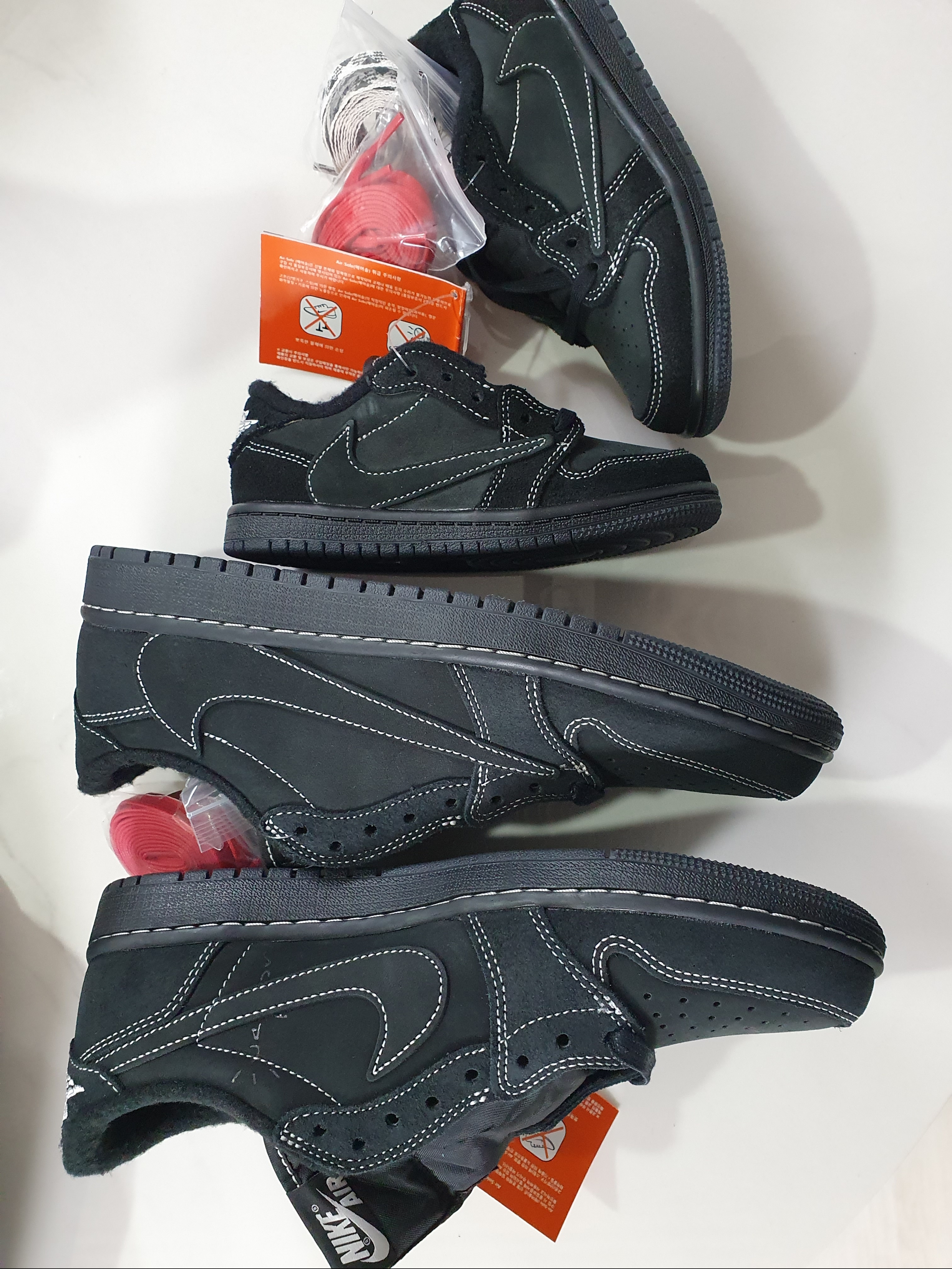 Jordan 1 x Travis Scott Retro Low OG SP Black Phantom, (TD) Jordan 1 x Travis Scott Retro Low OG SP Black Phantom 착용 스타일