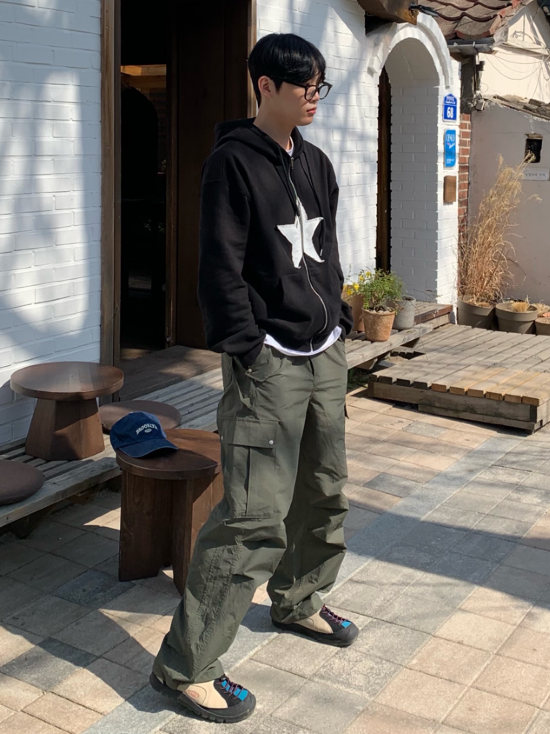 Keen Jasper Rocks SP Sneakers Beige 착용 스타일 - 3