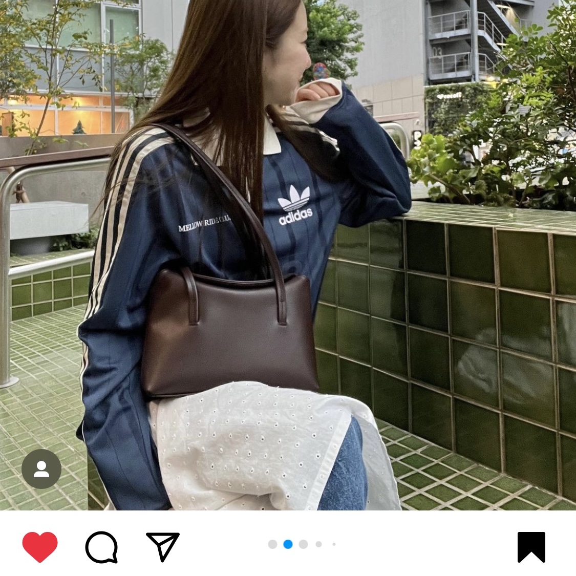 Adidas Originals Grapic MRC Long Sleeve Jersey Crew Navy - US Sizing, Adidas Originals Grapic MRC Long Sleeve Jersey Crew Navy - KR Sizing 착용 스타일 - 1