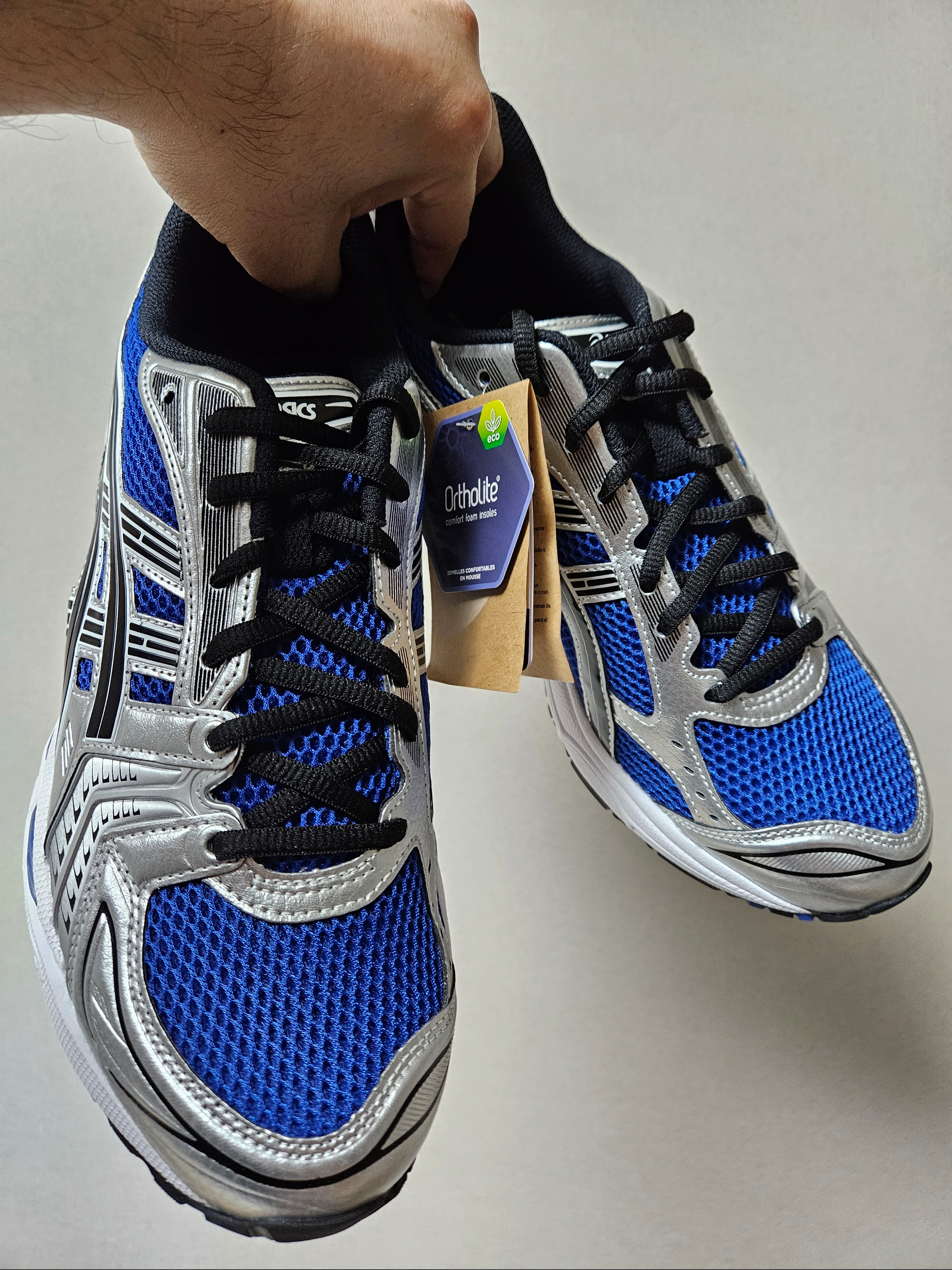 Asics Gel-Kayano 14 Monaco Blue Black 착용 스타일 - 4