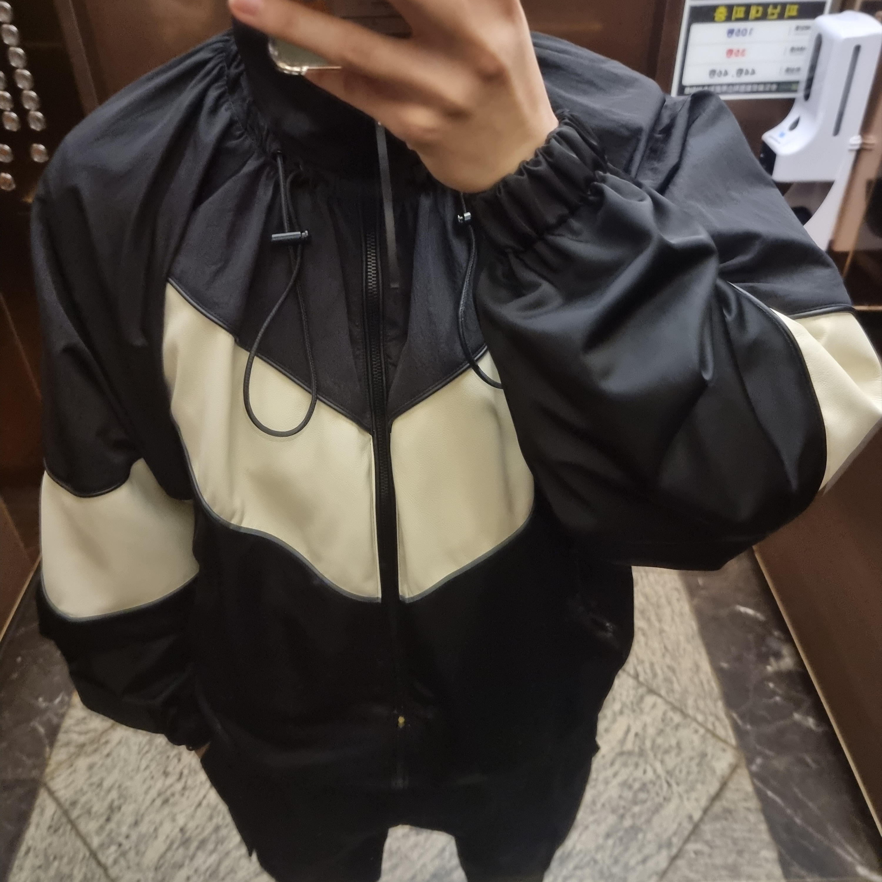 Ader Error Mem Jumper Noir 착용 스타일