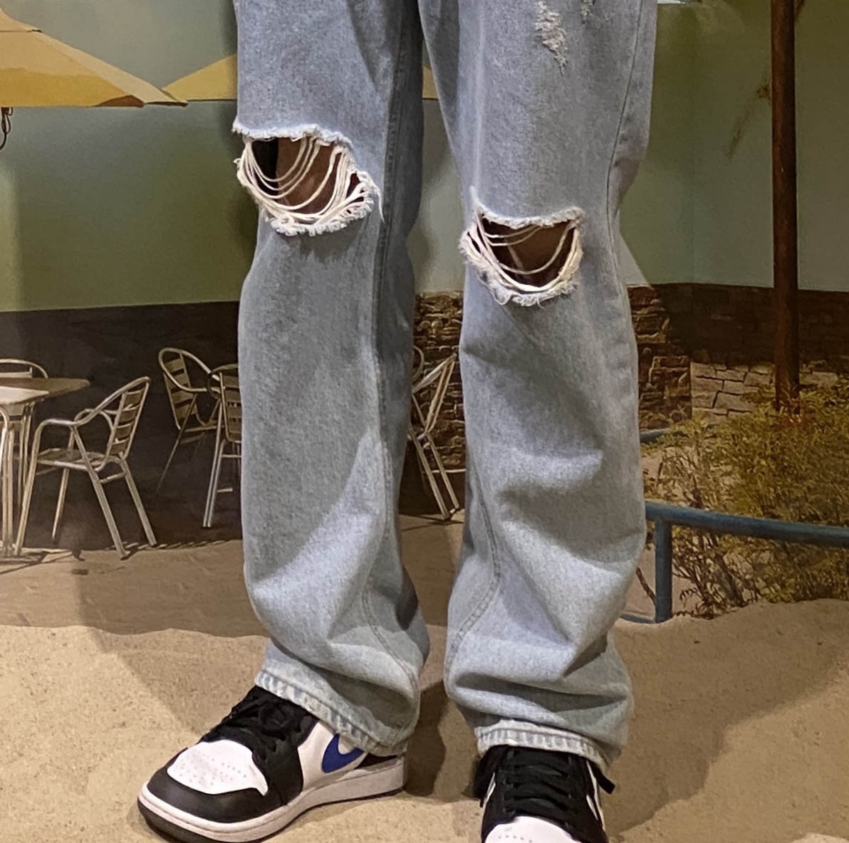 Jordan 1 Mid Racer Blue 착용 스타일