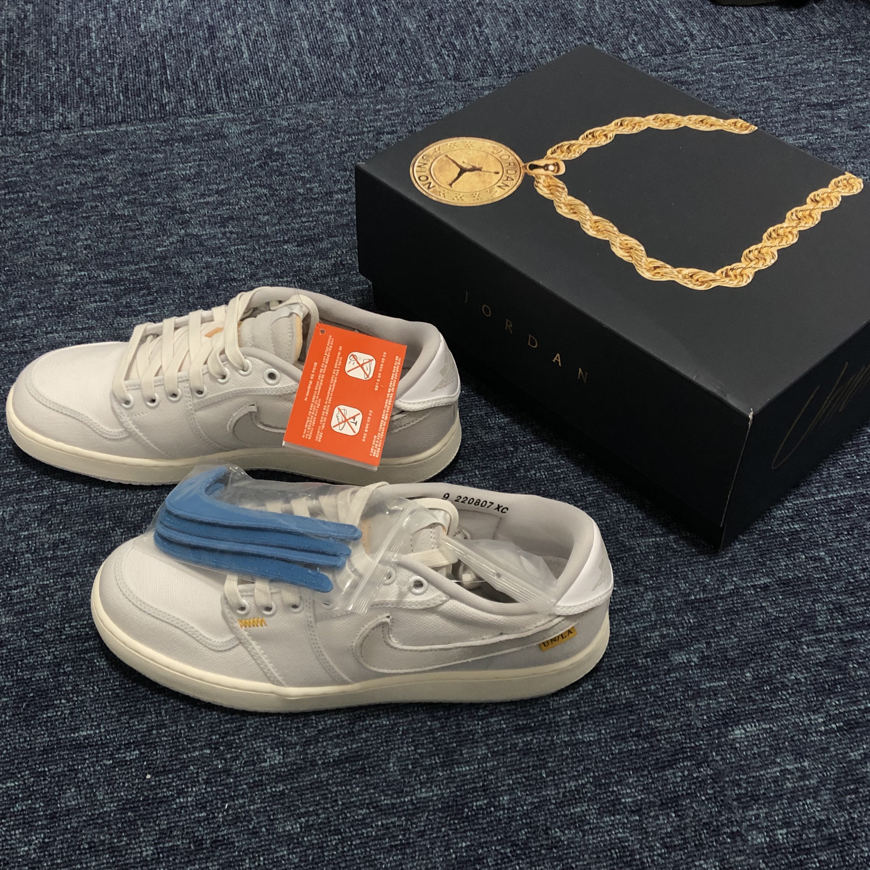 Jordan 1 x Union KO Low White 착용 스타일
