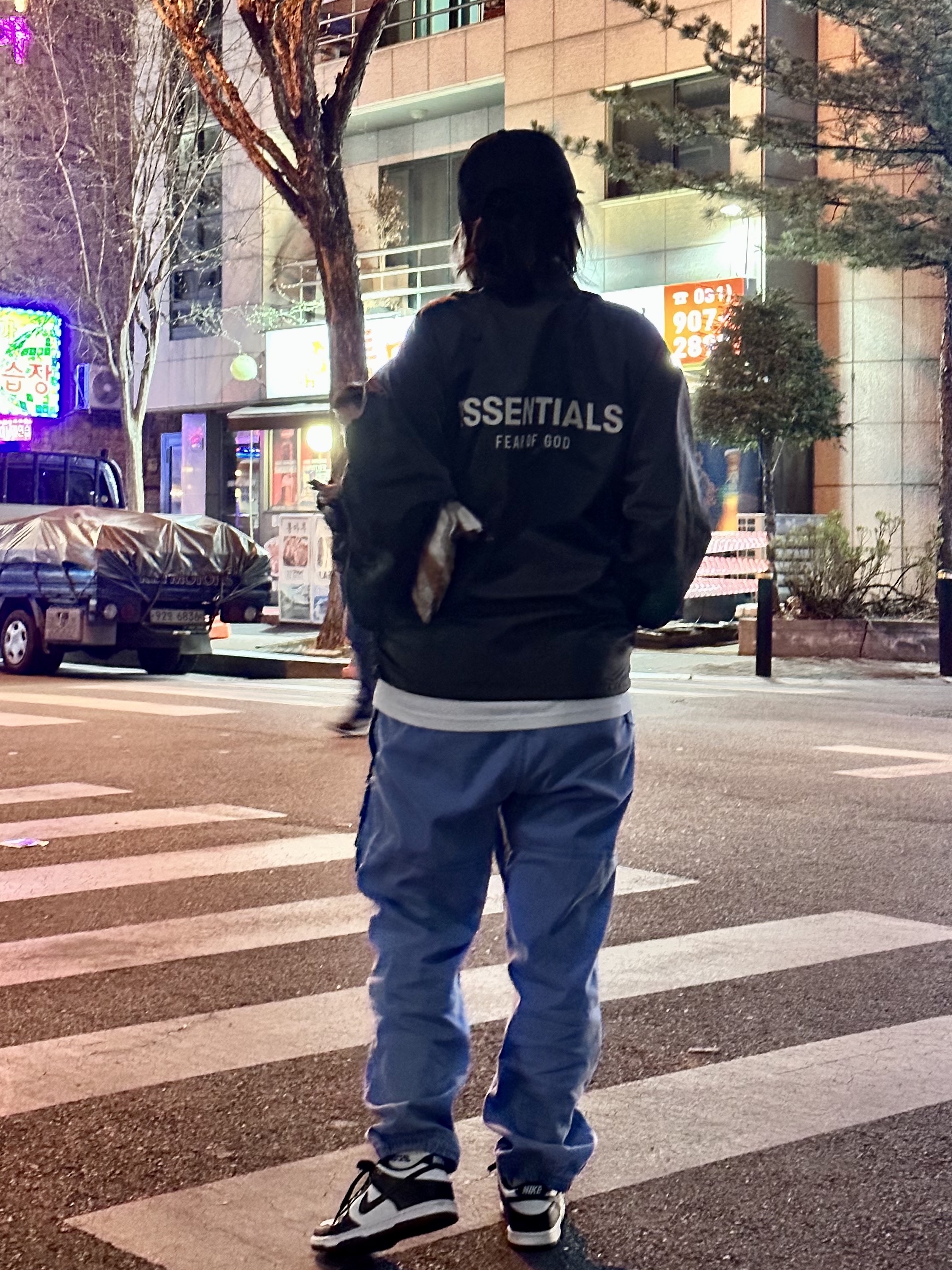 Essentials Coaches Jacket Iron - 22SS, Nike ACG Watchman Peak Pants Blue Void - Asia 착용 스타일