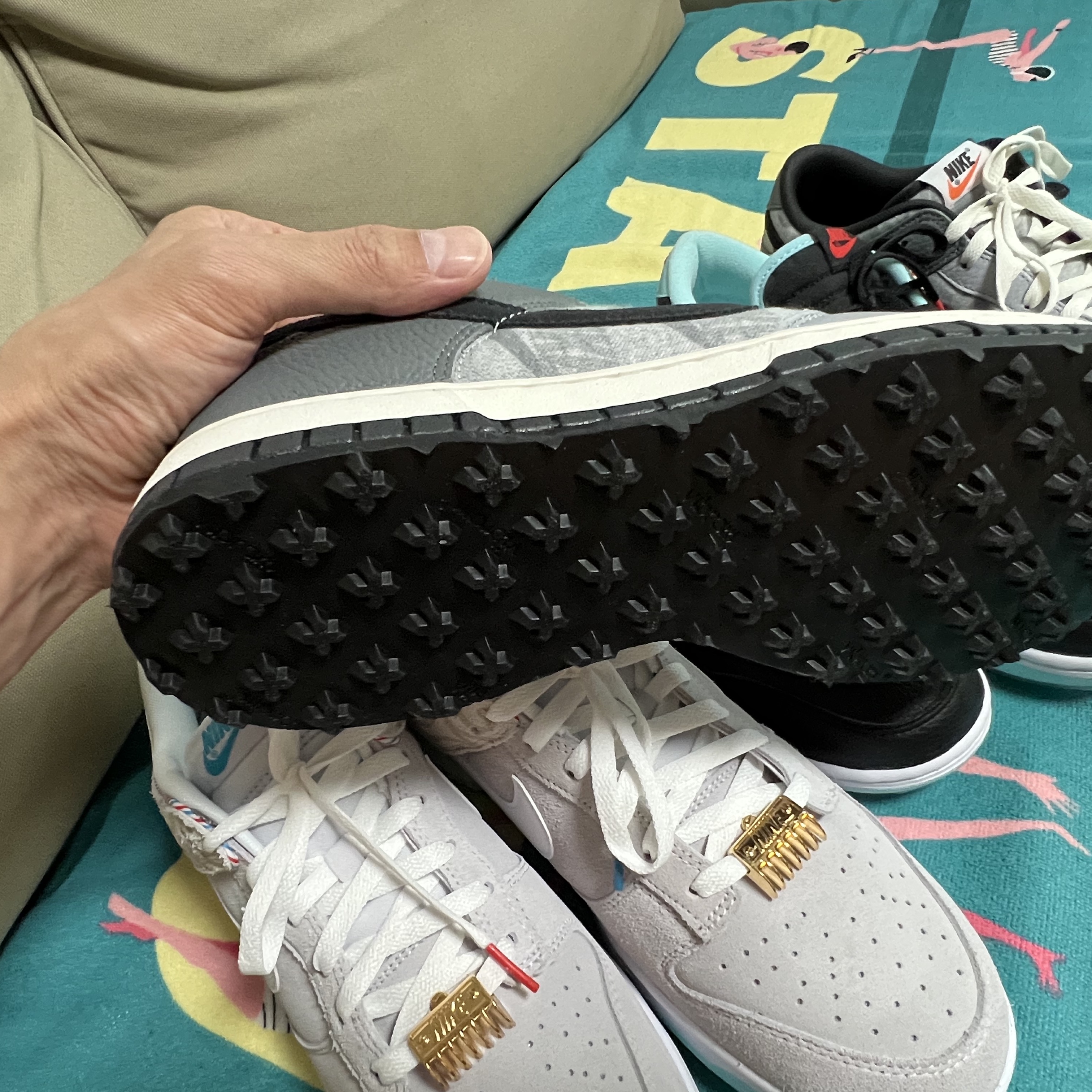 Nike Dunk Low Retro SE Barber Shop Black, Nike Dunk Low SE Copy and Paste 착용 스타일