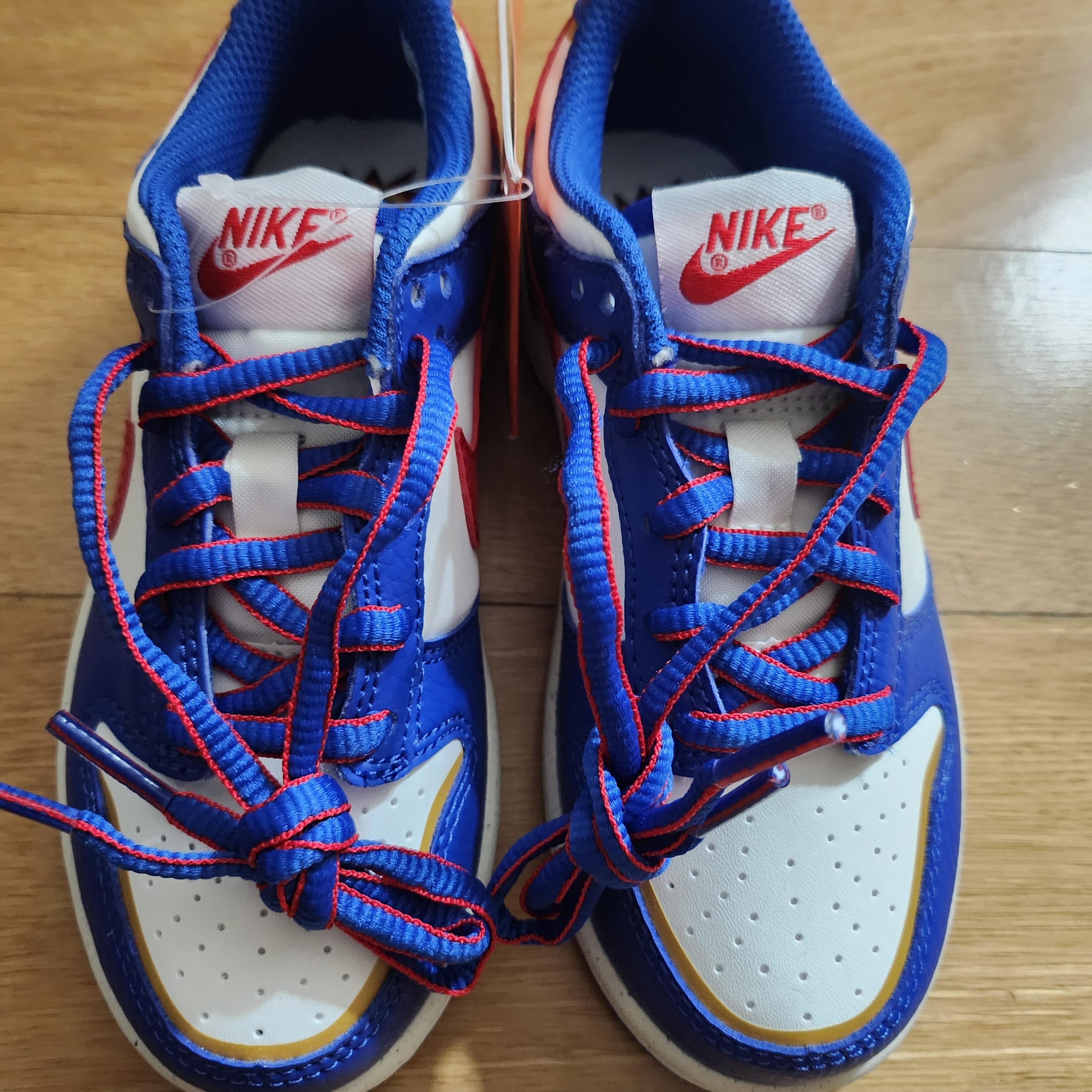 (PS) Nike Dunk Low Game Royal University Red 착용 스타일 - 2