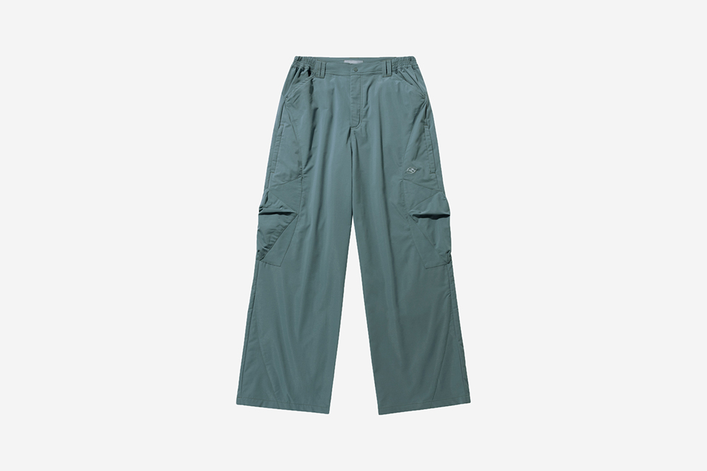 購入クリアランス sansangear 23ss CUBIC PANTS TEAL | tonky.jp