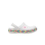(Kids) Crocs Crocband Gem Band Clog White