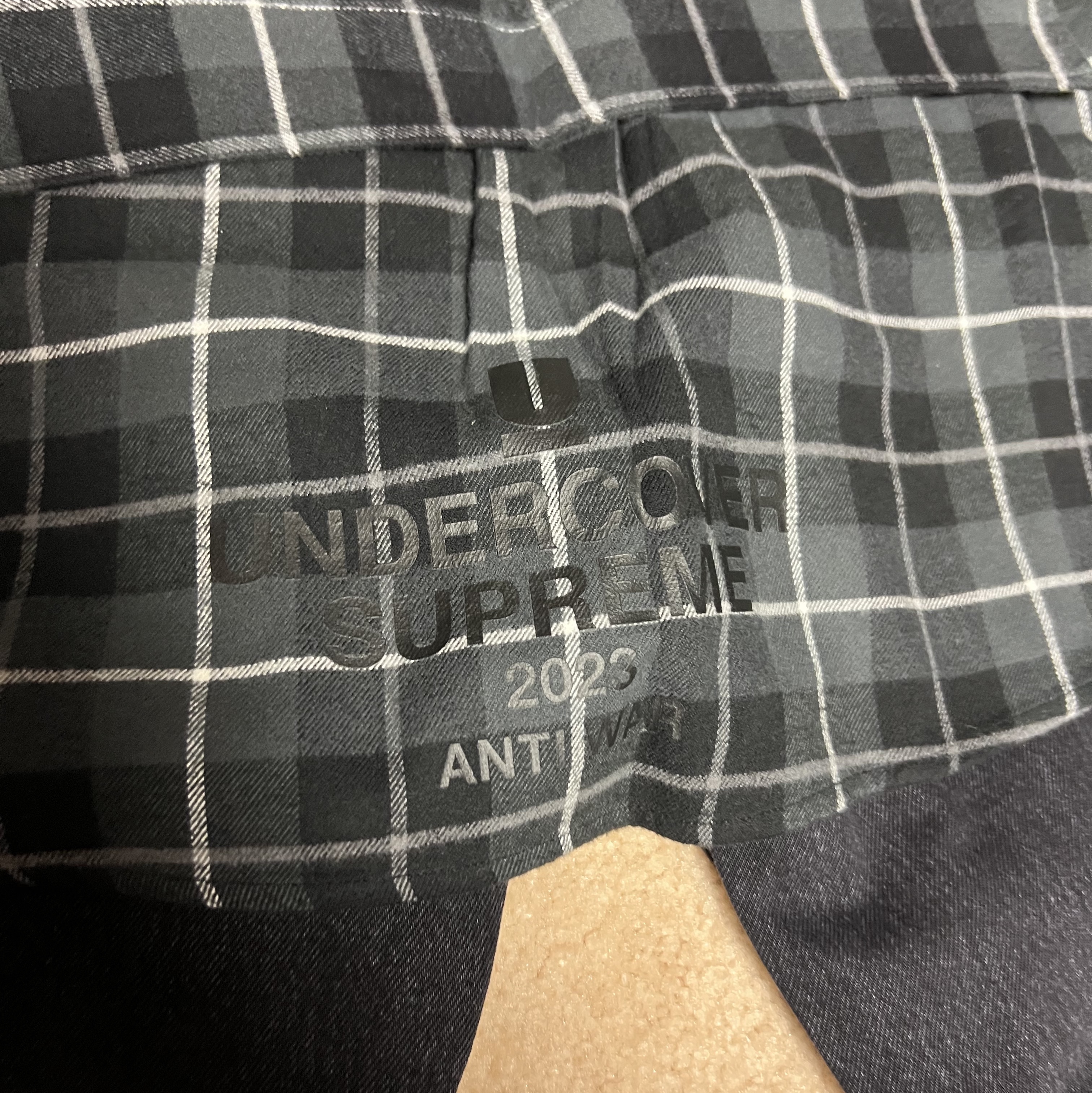 Supreme x Undercover Layered Jean Washed Black - 23SS 착용 스타일 - 3