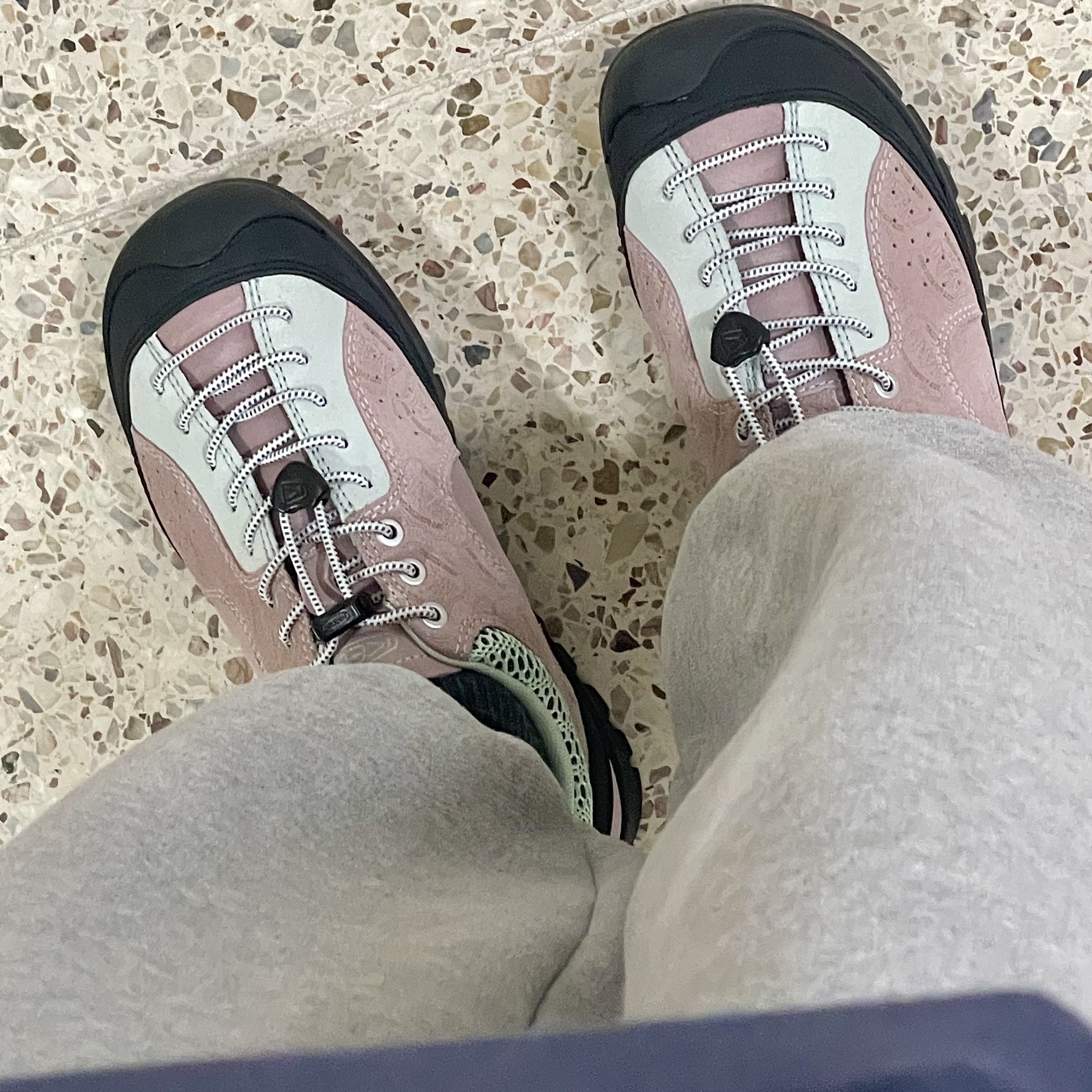(W) Keen Jasper Rocks SP Sneakers NAC Field 착용 스타일 - 2