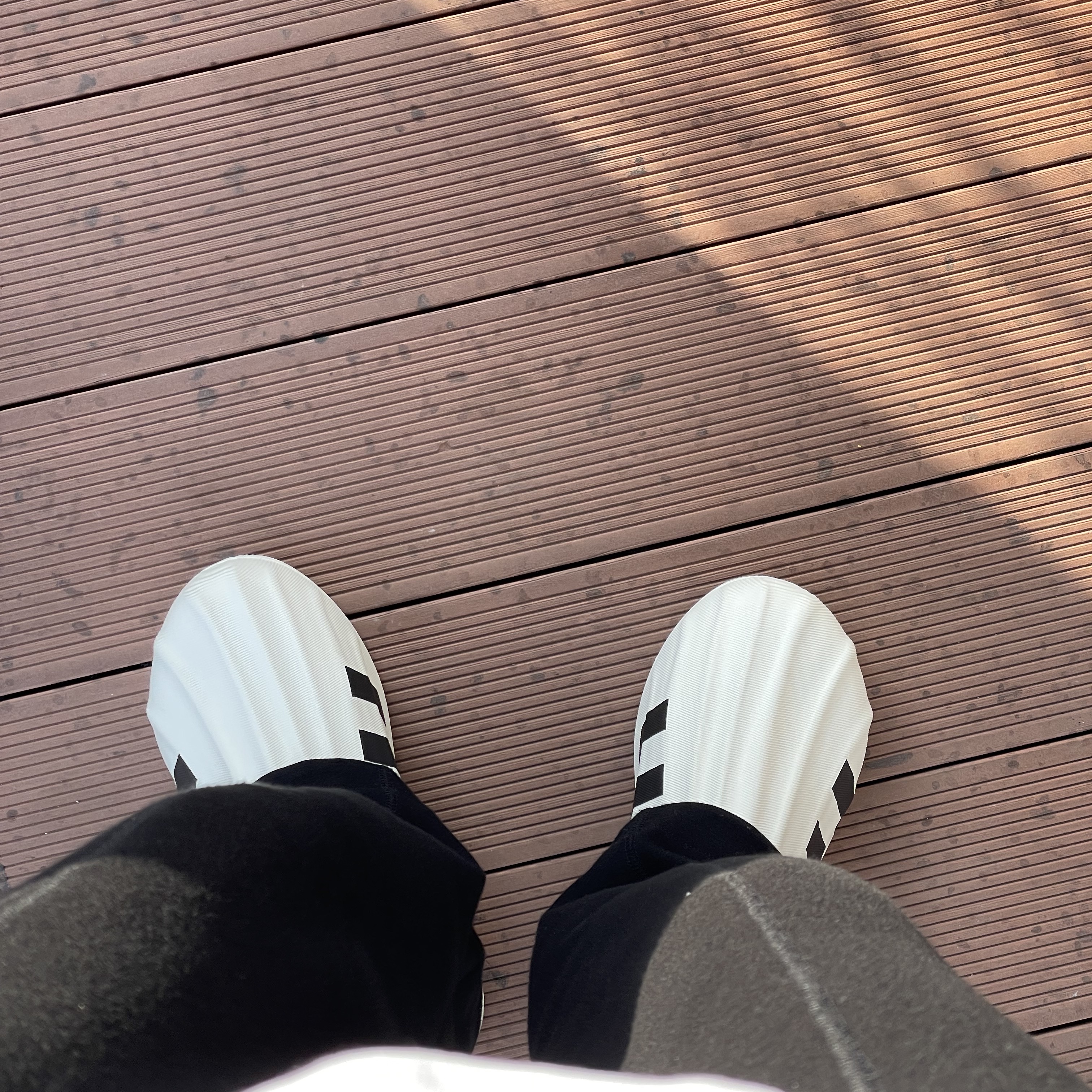 Adidas Adifom Superstar Core White 착용 스타일 - 3