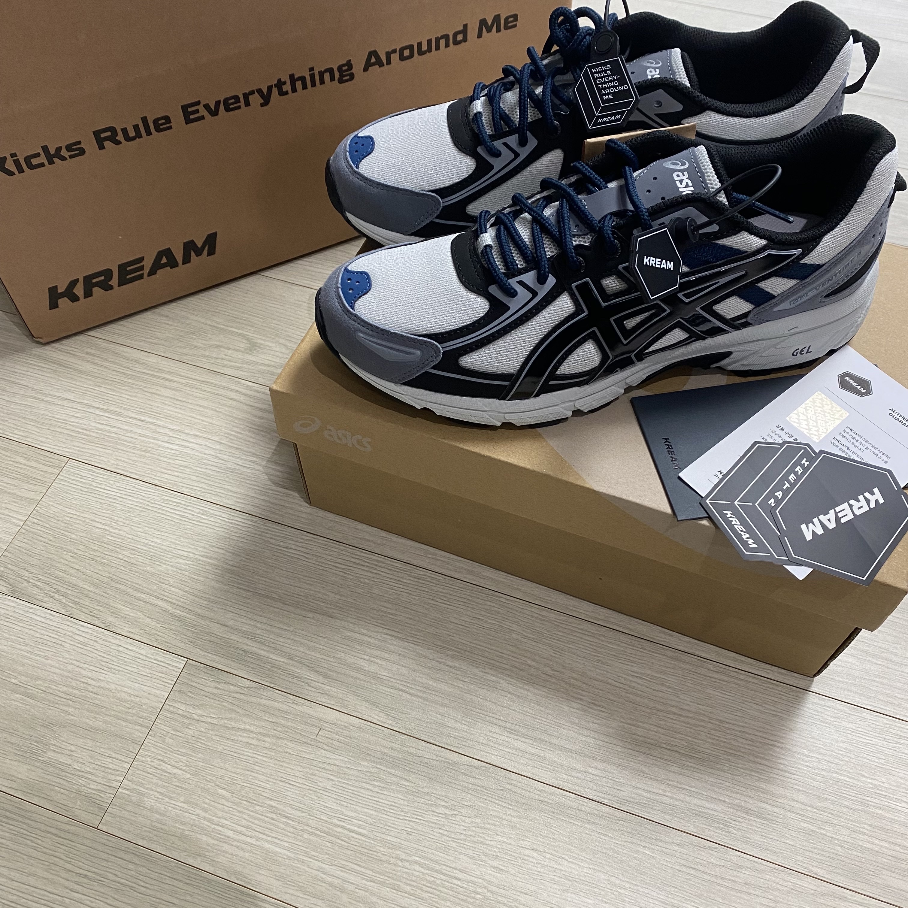 Asics Gel-Venture 6 SPS Glacier Grey 착용 스타일