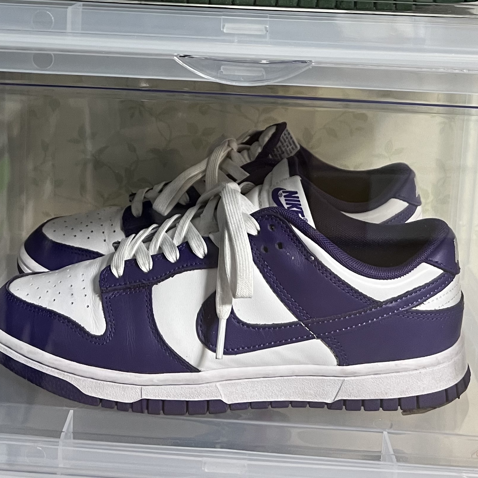 Nike Dunk Low Retro Championship Court Purple 착용 스타일
