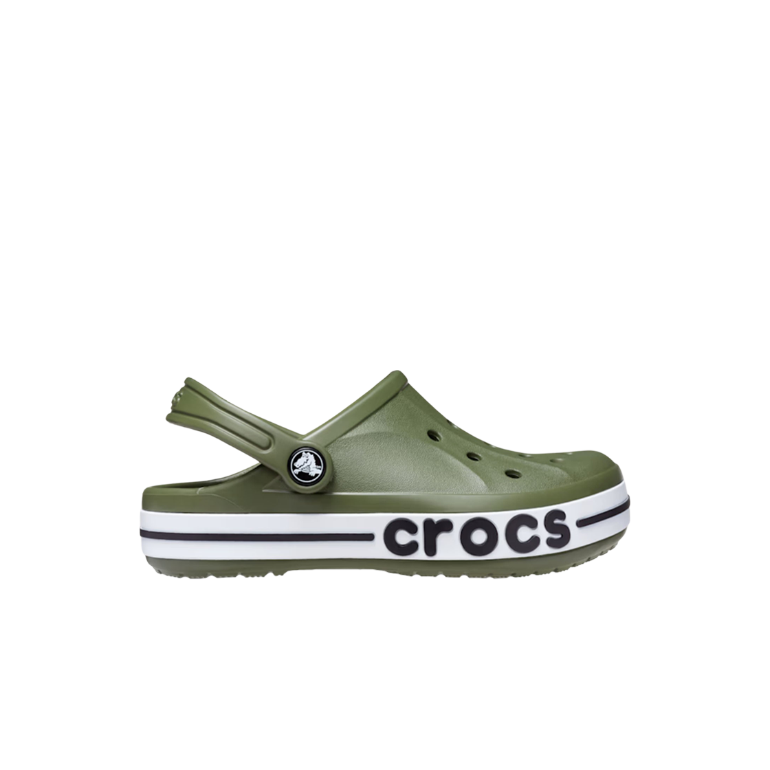 (키즈) 크록스 바야밴드 클로그 아미 그린((Kids) Crocs Bayaband Clog Army Green)