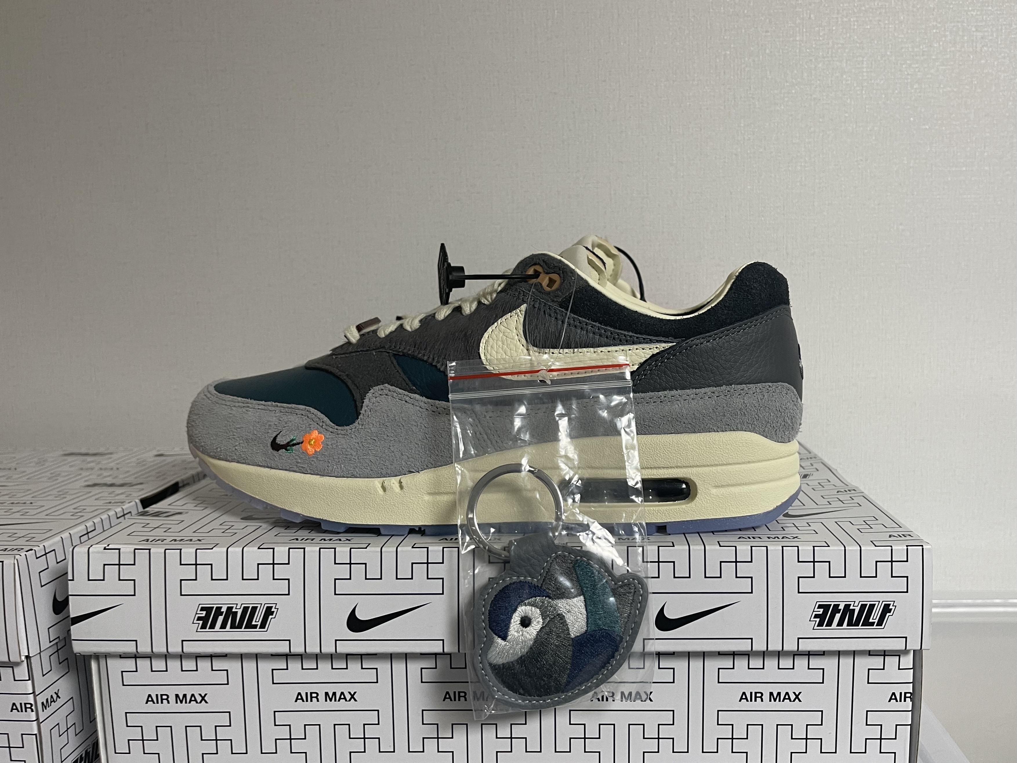 Nike x Kasina Air Max 1 SP Won-Ang Particle Grey 착용 스타일 - 2
