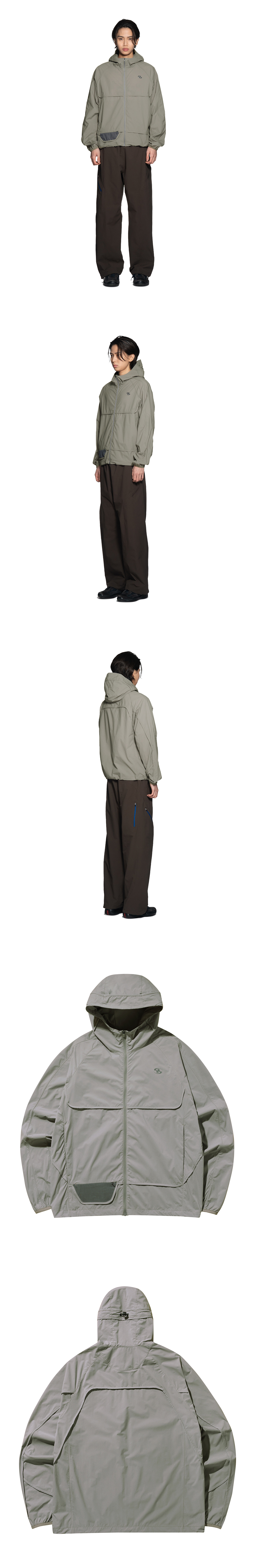 산산기어 바인딩 자켓 미스트 그레이 - 23SS | Sansan Gear | KREAM